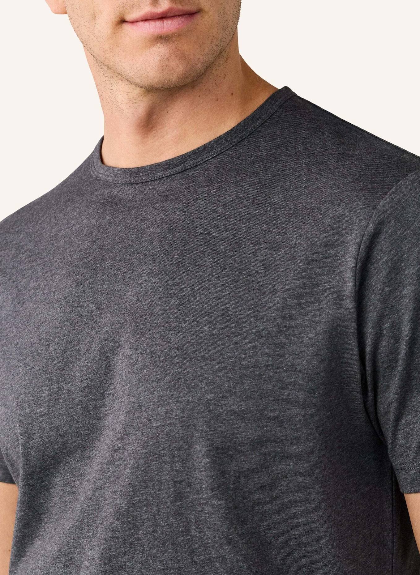 HACKETT LONDON T-Shirt PIMA COTTON TEE: DUNKELGRAU