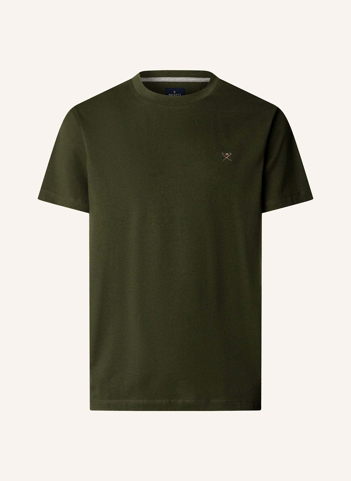 HACKETT LONDON T-Shirt SS LOGO TEE: GRÜN