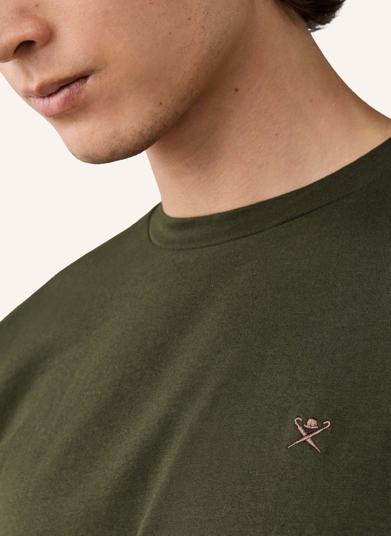 HACKETT LONDON T-Shirt SS LOGO TEE: GRÜN