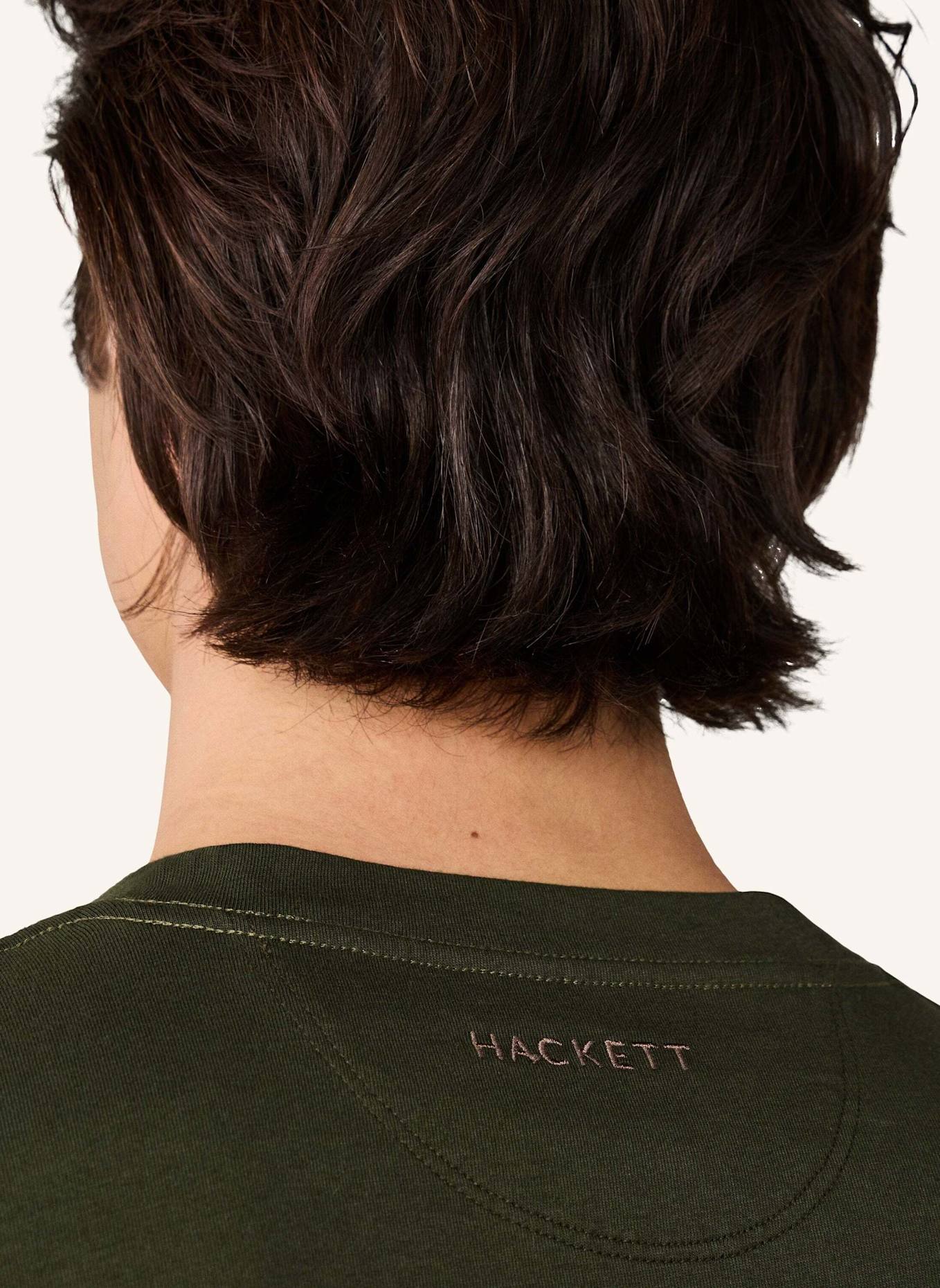 HACKETT LONDON T-Shirt SS LOGO TEE: GRÜN