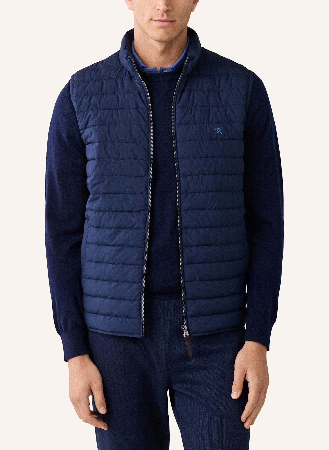 HACKETT LONDON Gilet ULTRA LW GILET: BLAU