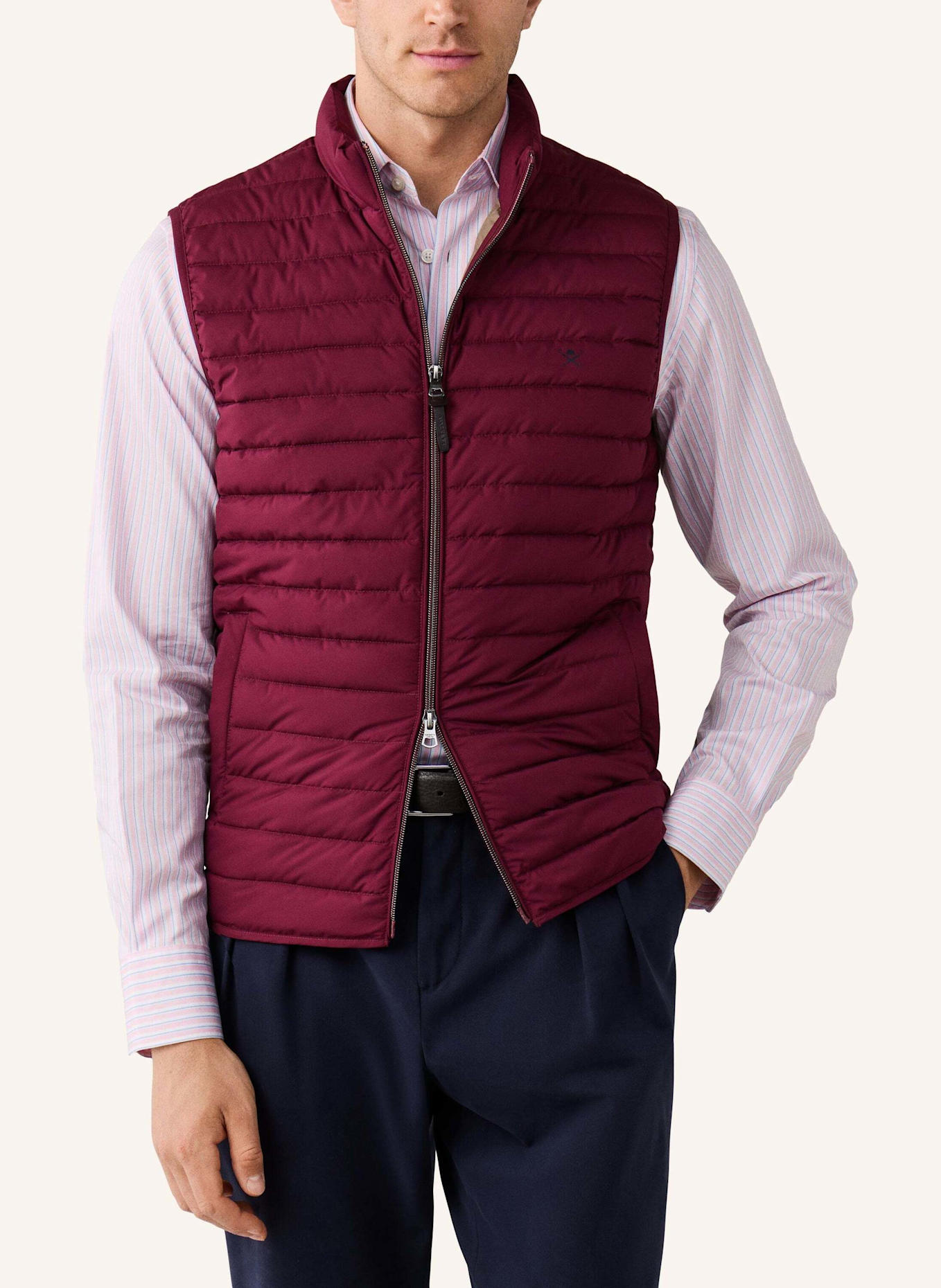 HACKETT LONDON Gilet ULTRA LW GILET: ROT