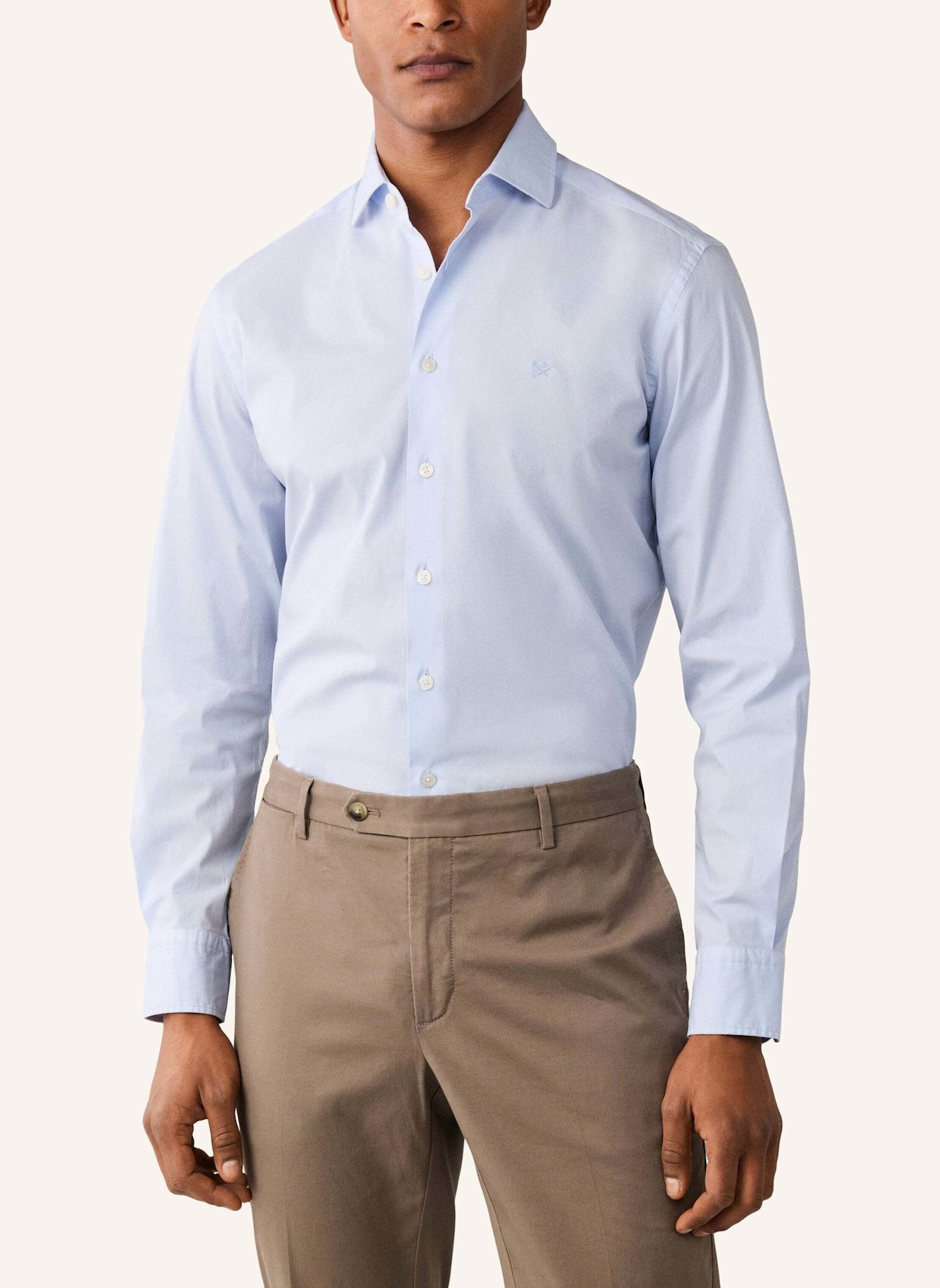 HACKETT LONDON Freizeithemd ESS STRETCH POP: HELLBLAU