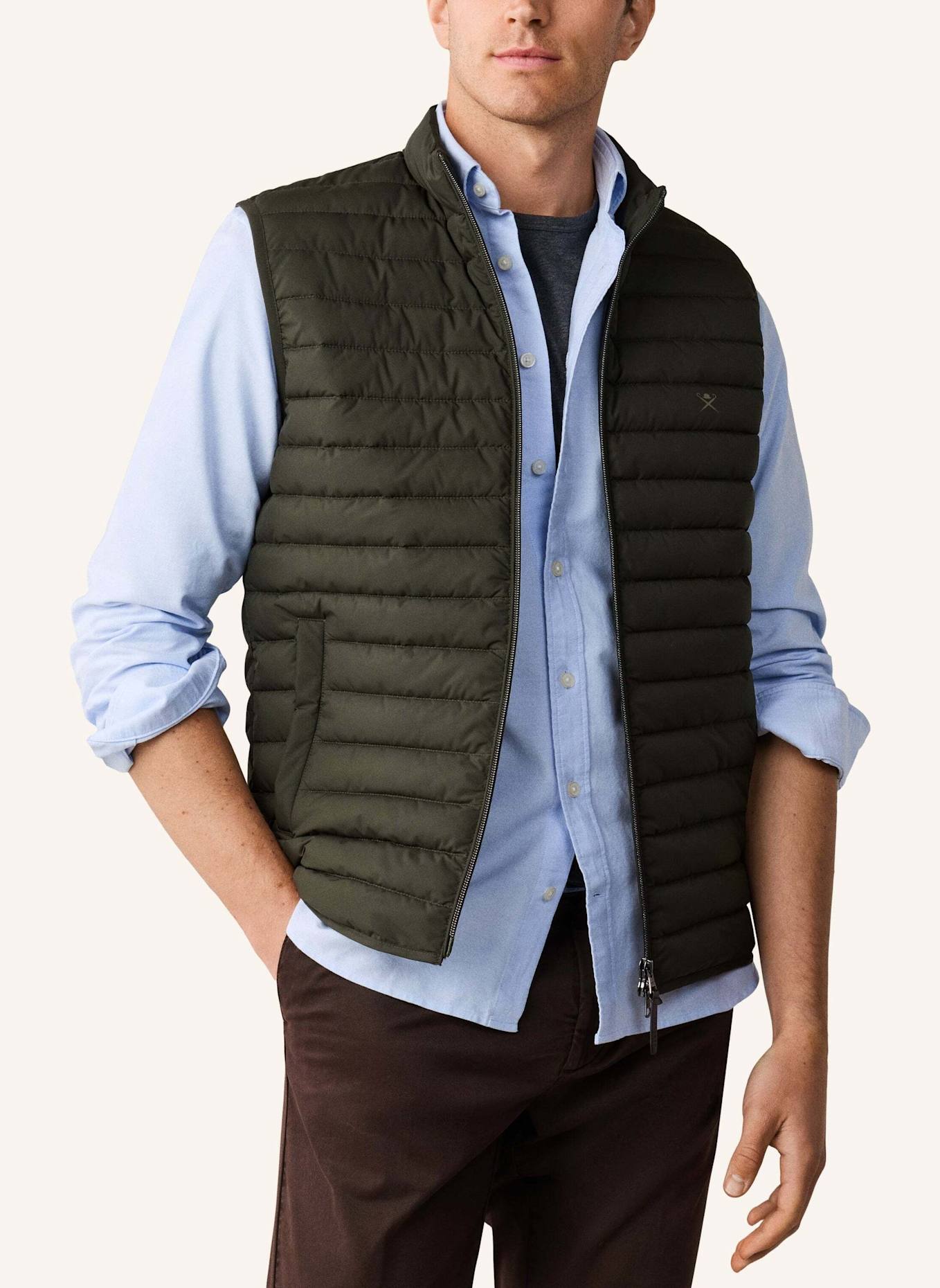 HACKETT LONDON Gilet ULTRA LW GILET: GRÜN