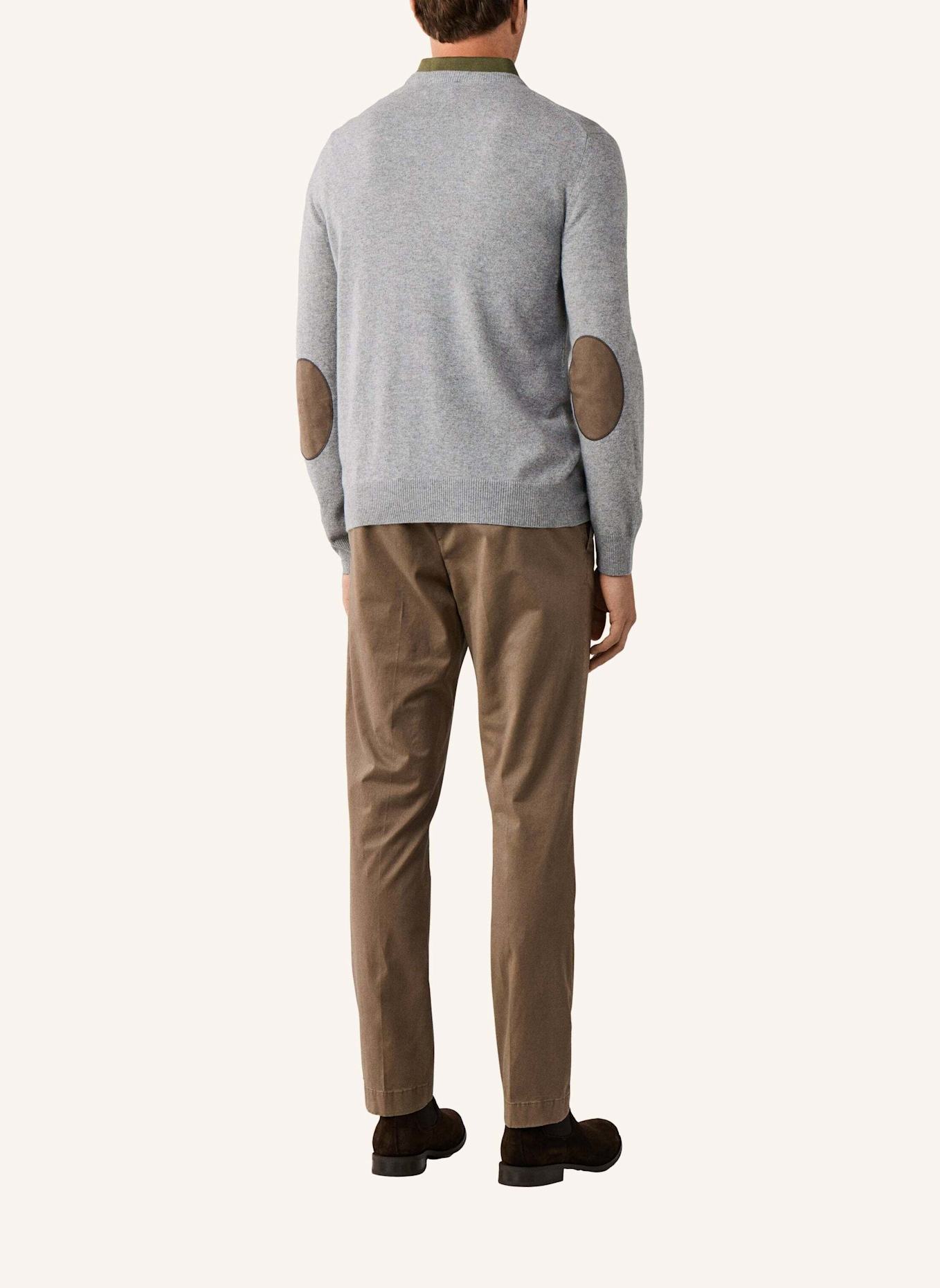 HACKETT LONDON Pullover MERINO CASH MIX CREW: BEIGE