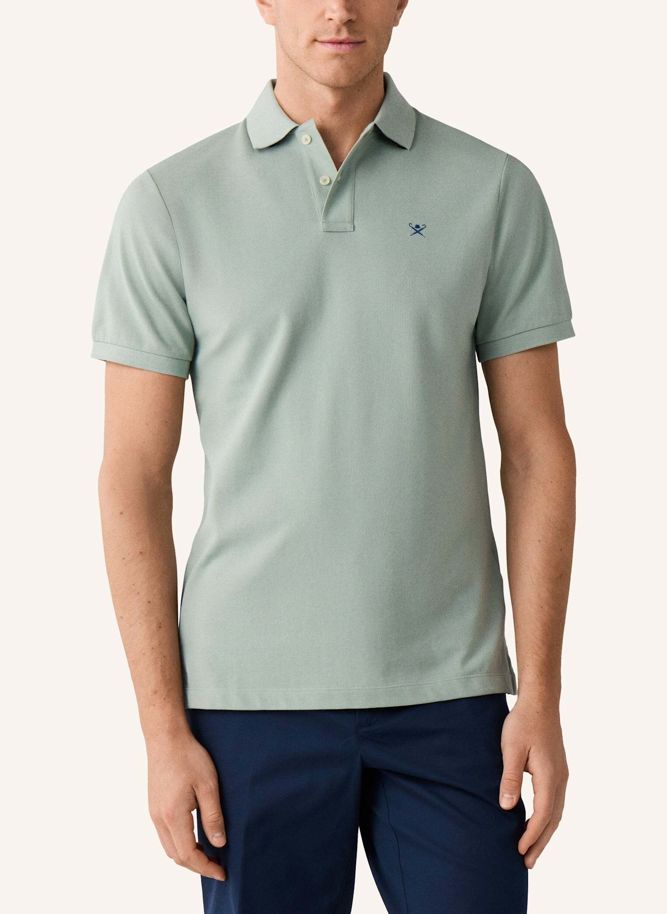 HACKETT LONDON Poloshirt SLIM FIT LOGO: GRÜN