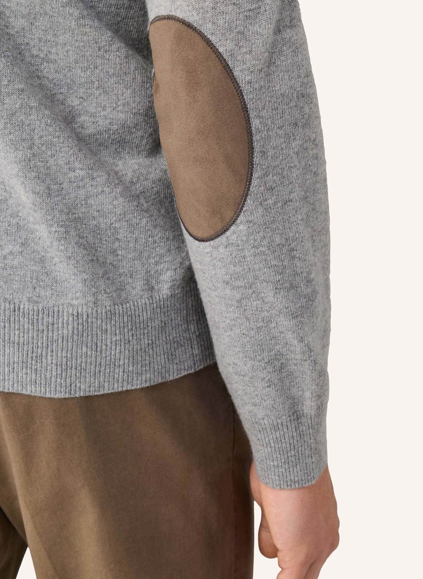 HACKETT LONDON Pullover MERINO CASH MIX CREW: BEIGE
