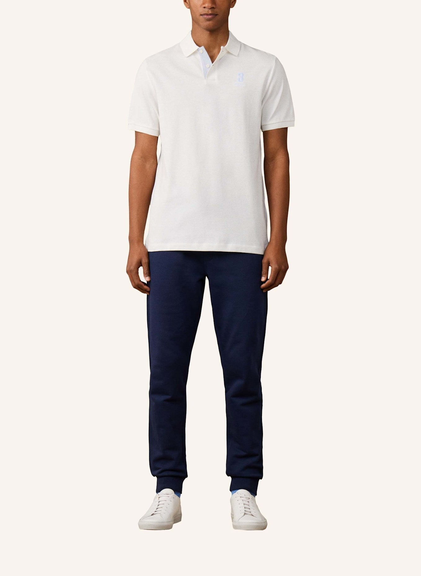 HACKETT LONDON Poloshirt HERITAGE NBR POLO: CREME