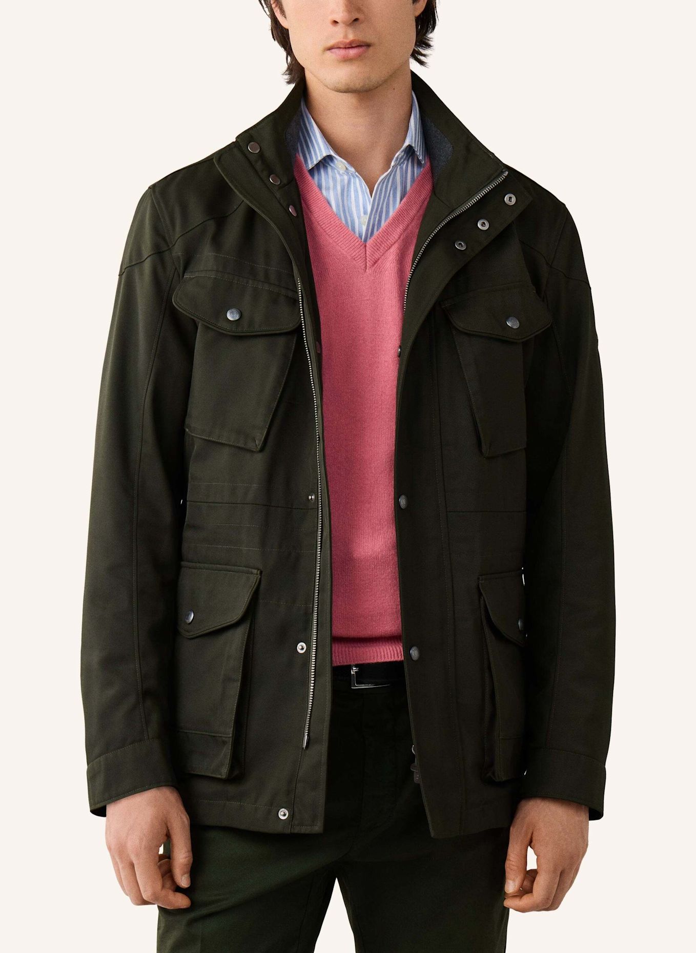 HACKETT LONDON Regenjacke VELOSPEED: GRÜN