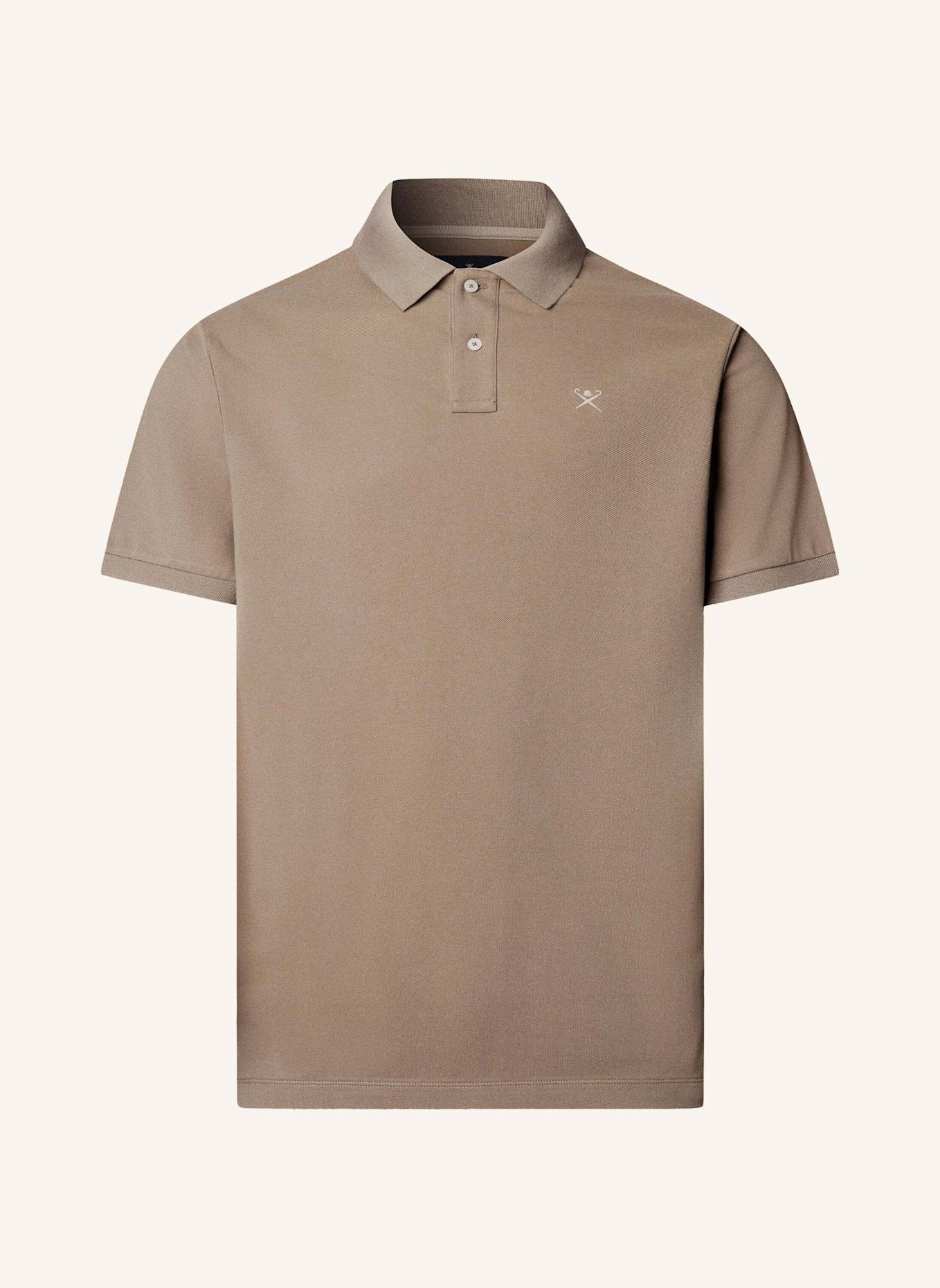 HACKETT LONDON Poloshirt SLIM FIT LOGO: BEIGE