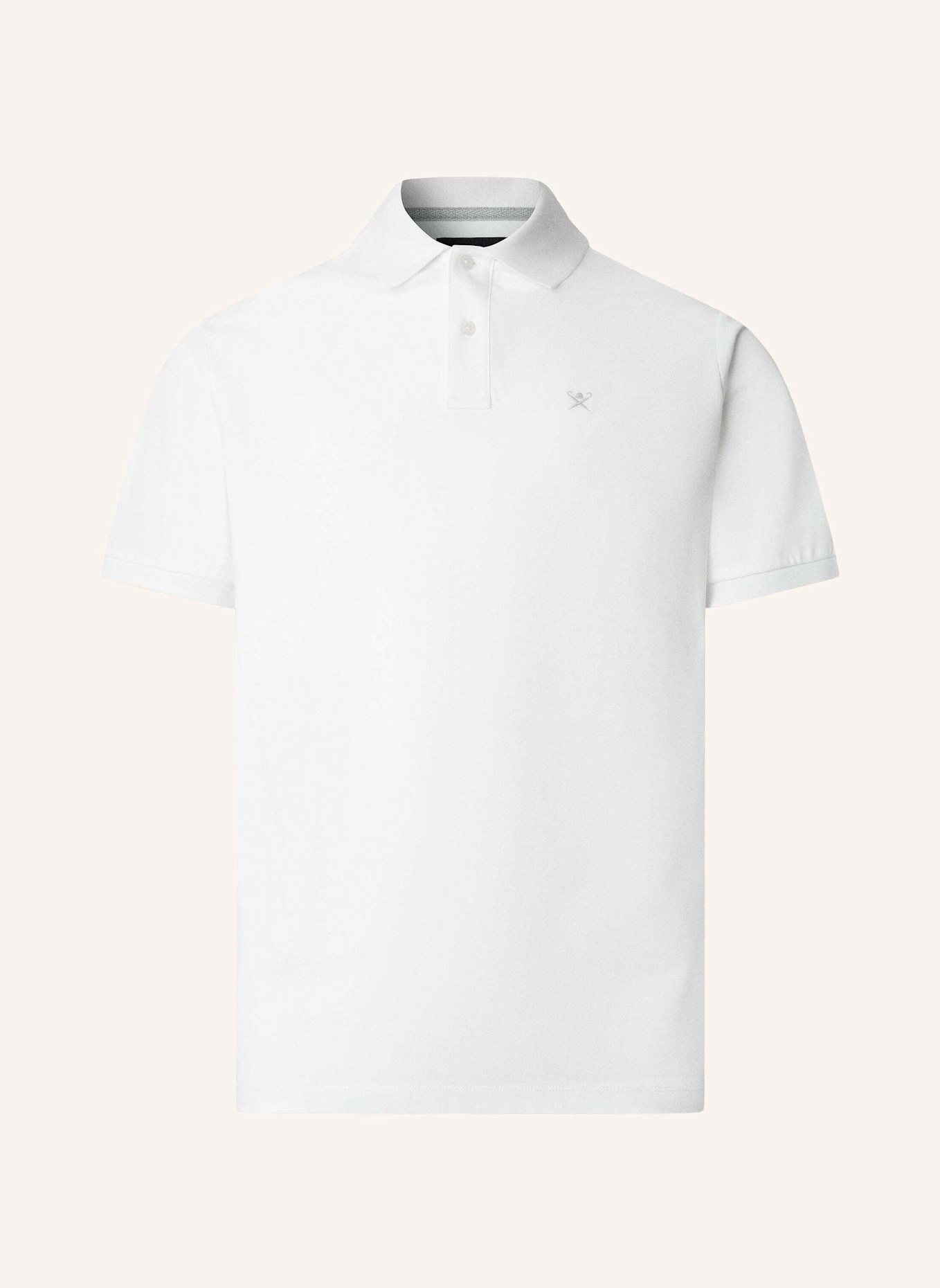HACKETT LONDON Poloshirt SLIM FIT LOGO: WEISS