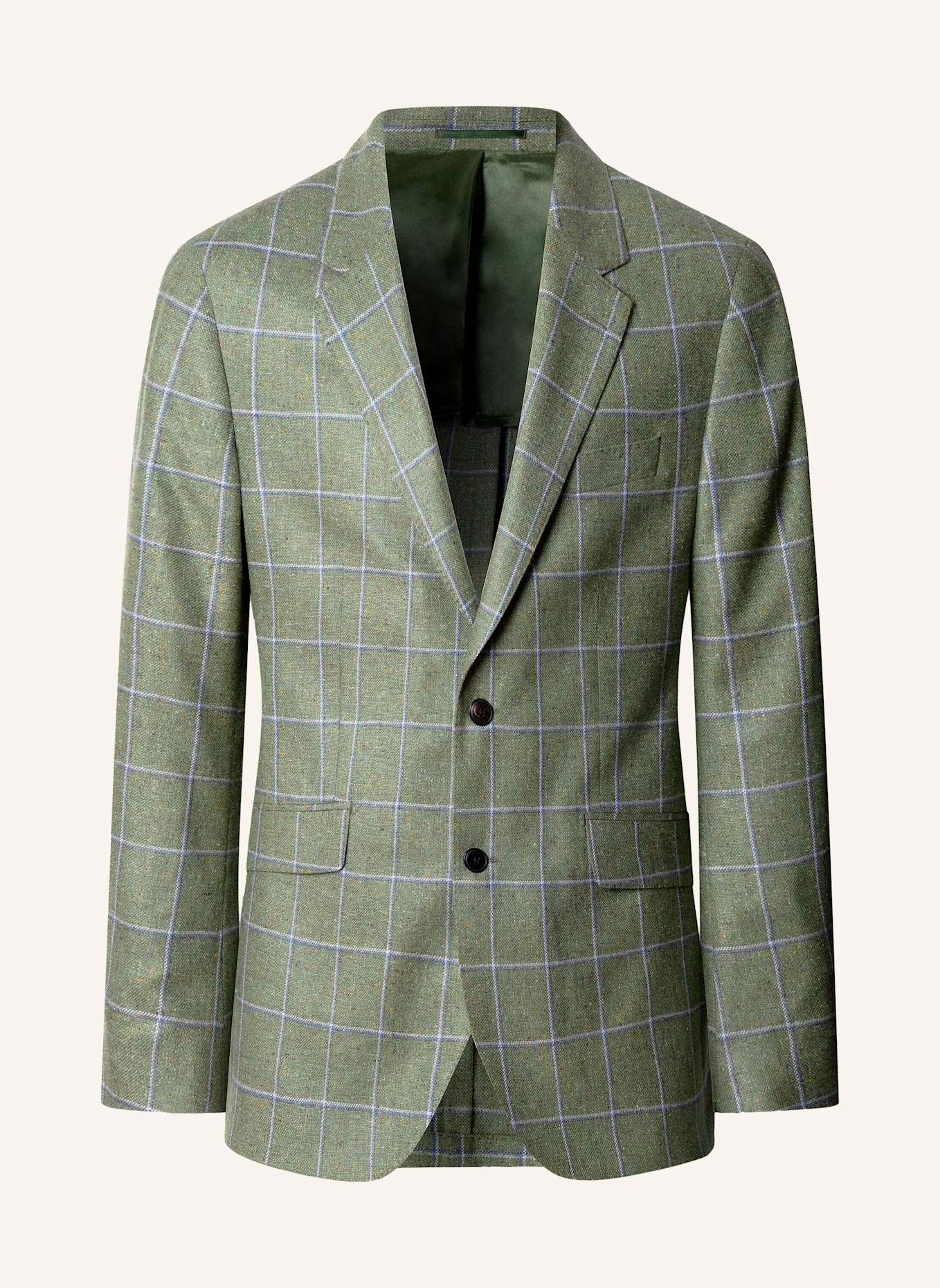 HACKETT LONDON Sakko SILK WOOL WPANE: GRÜN