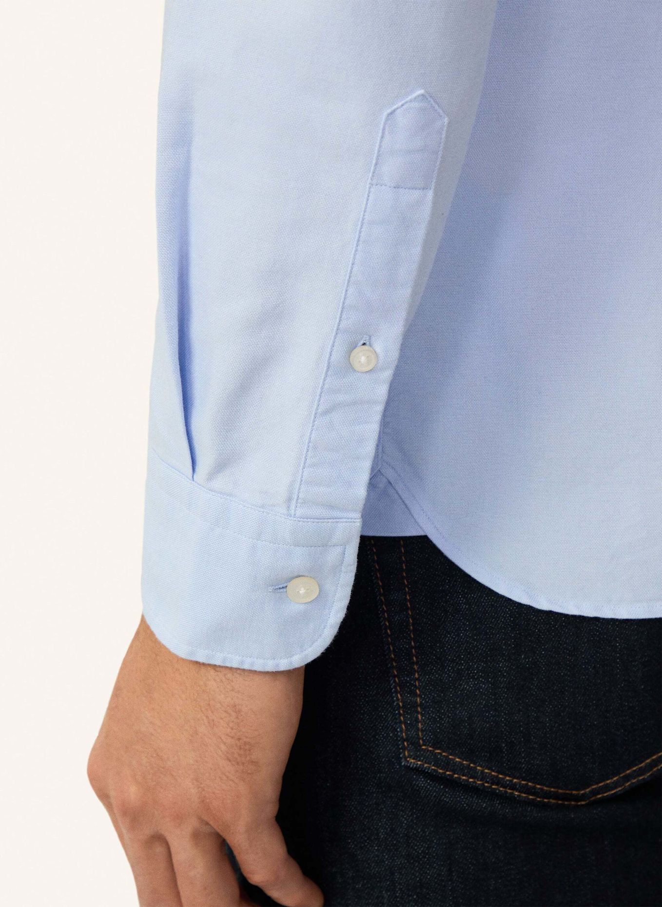 HACKETT LONDON Oxfordhemd Slim Fit: HELLBLAU