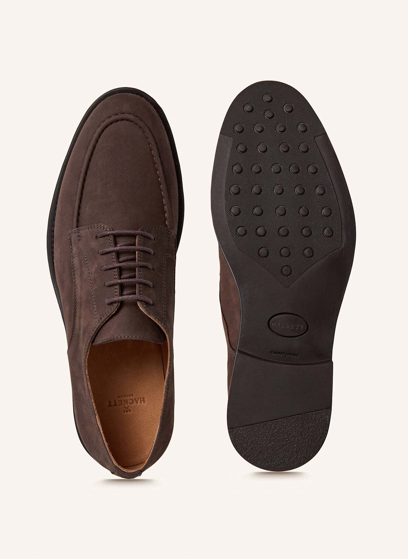 HACKETT LONDON Oxford HAMPTON DERBY: DUNKELBRAUN