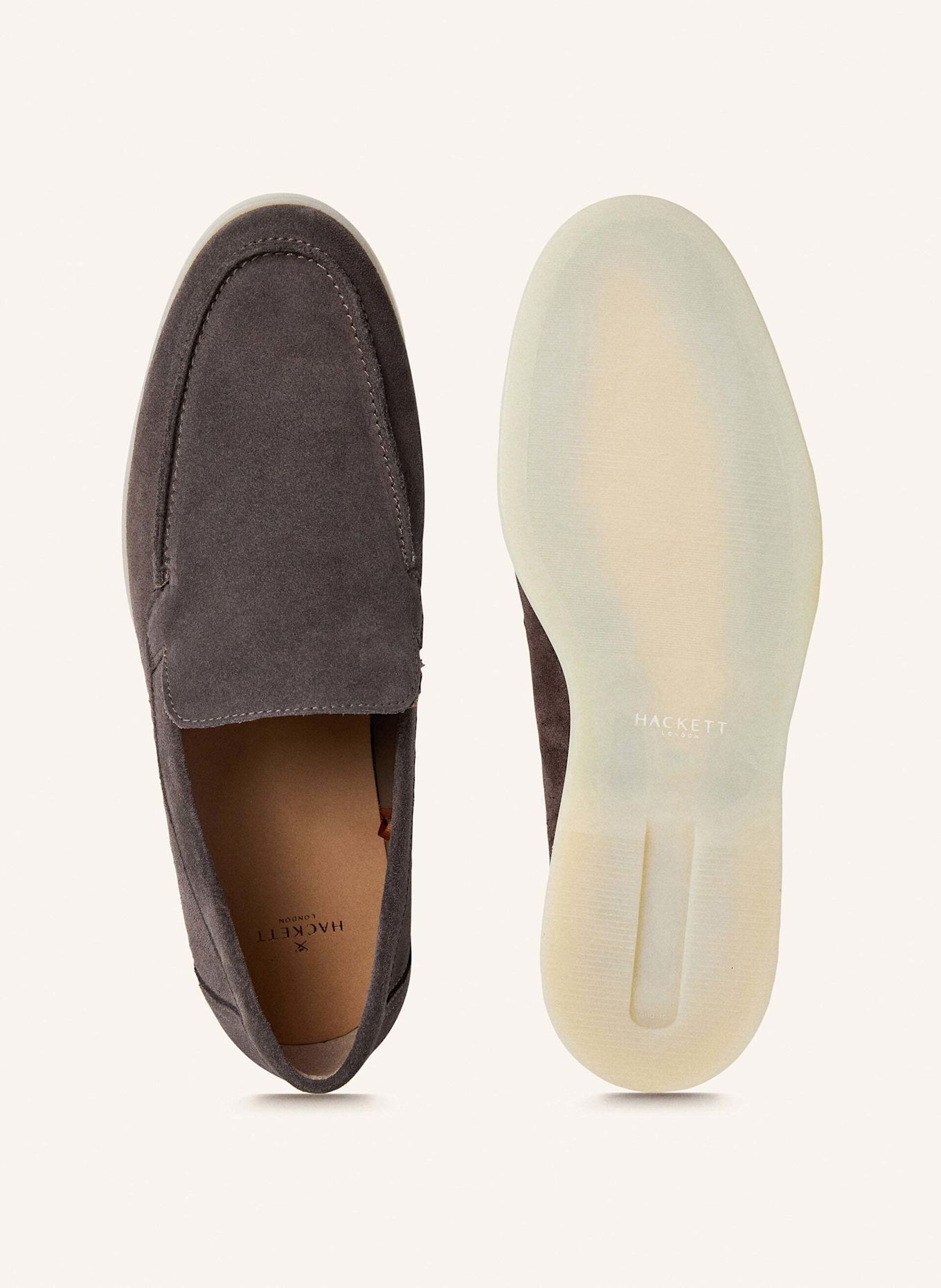 HACKETT LONDON Loafer MARTIN PLAIN: GRAU