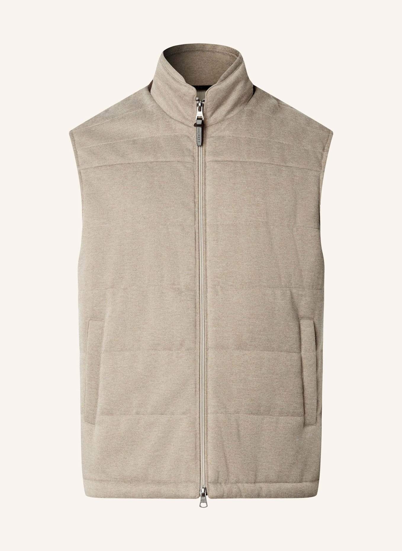 HACKETT LONDON Gilet TTVL JERSEY GILET: BEIGE