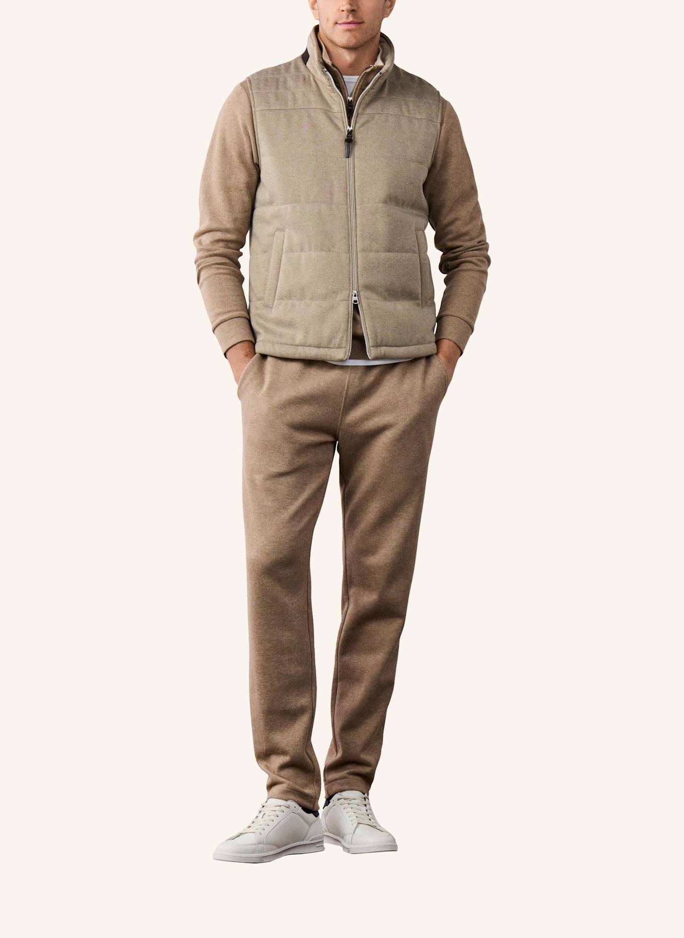 HACKETT LONDON Gilet TTVL JERSEY GILET: BEIGE