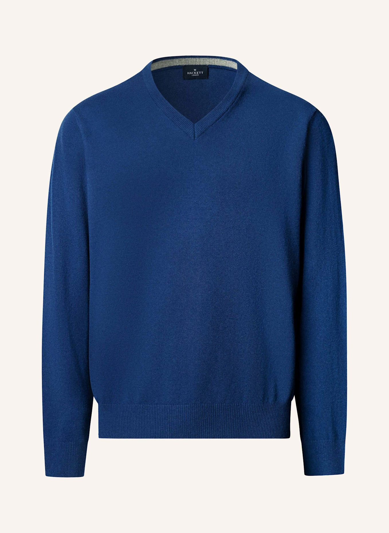 HACKETT LONDON Pullover MERINO CASH MIX V: BLAU
