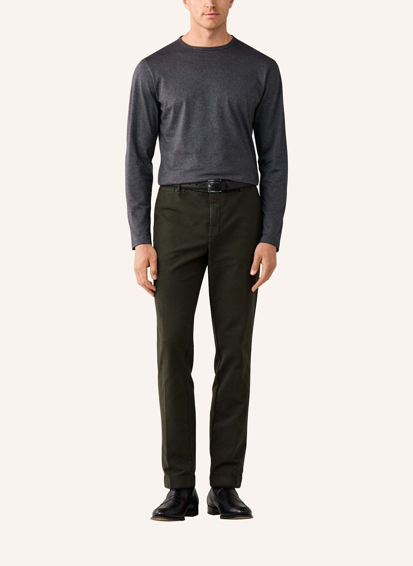 HACKETT LONDON Chino DEVON TEXTURE: GRÜN