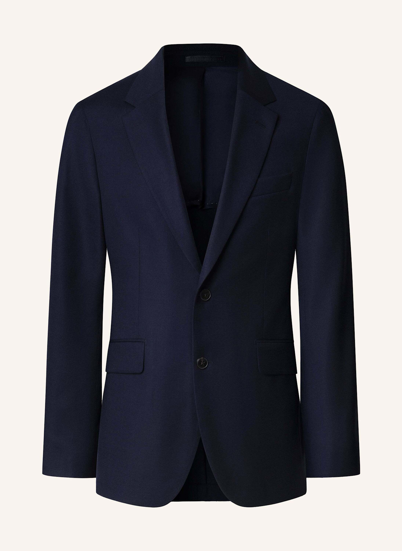 HACKETT LONDON Sakko 130S HOPSACK BLAZER: DUNKELBLAU