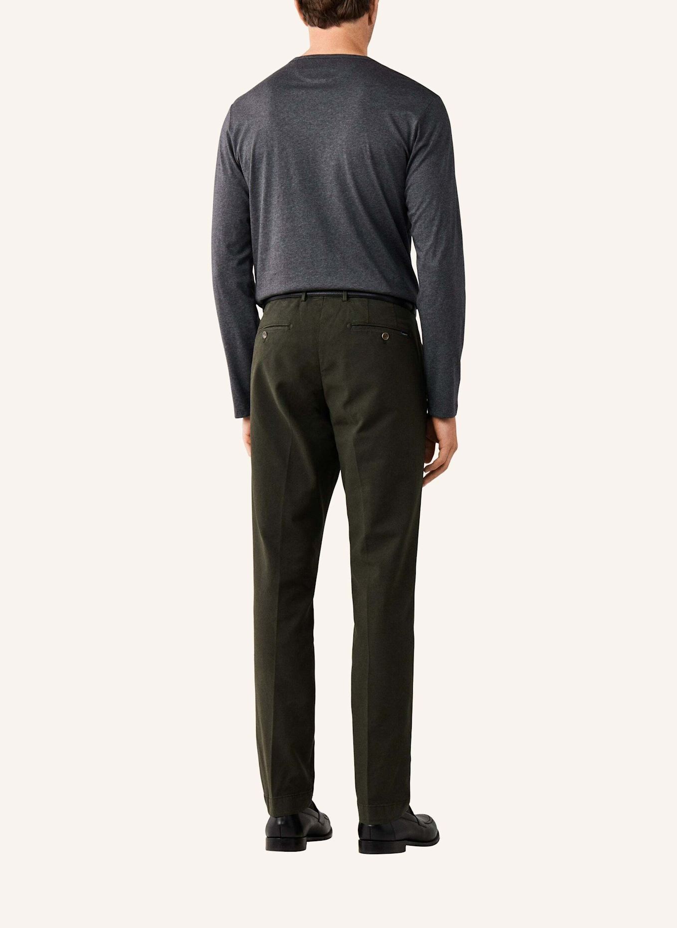 HACKETT LONDON Chino DEVON TEXTURE: GRÜN