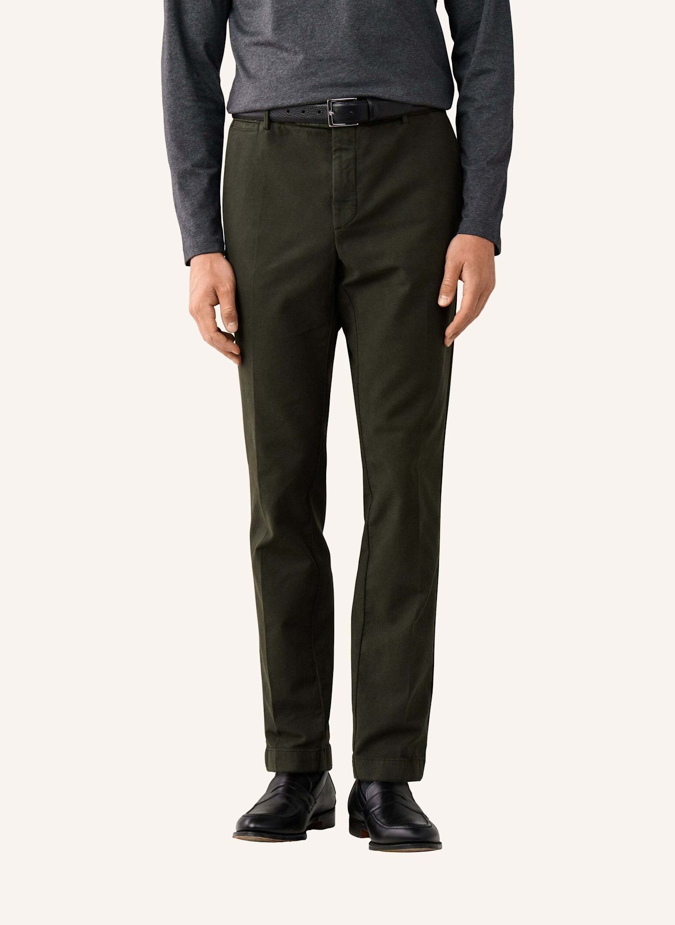 HACKETT LONDON Chino DEVON TEXTURE: GRÜN