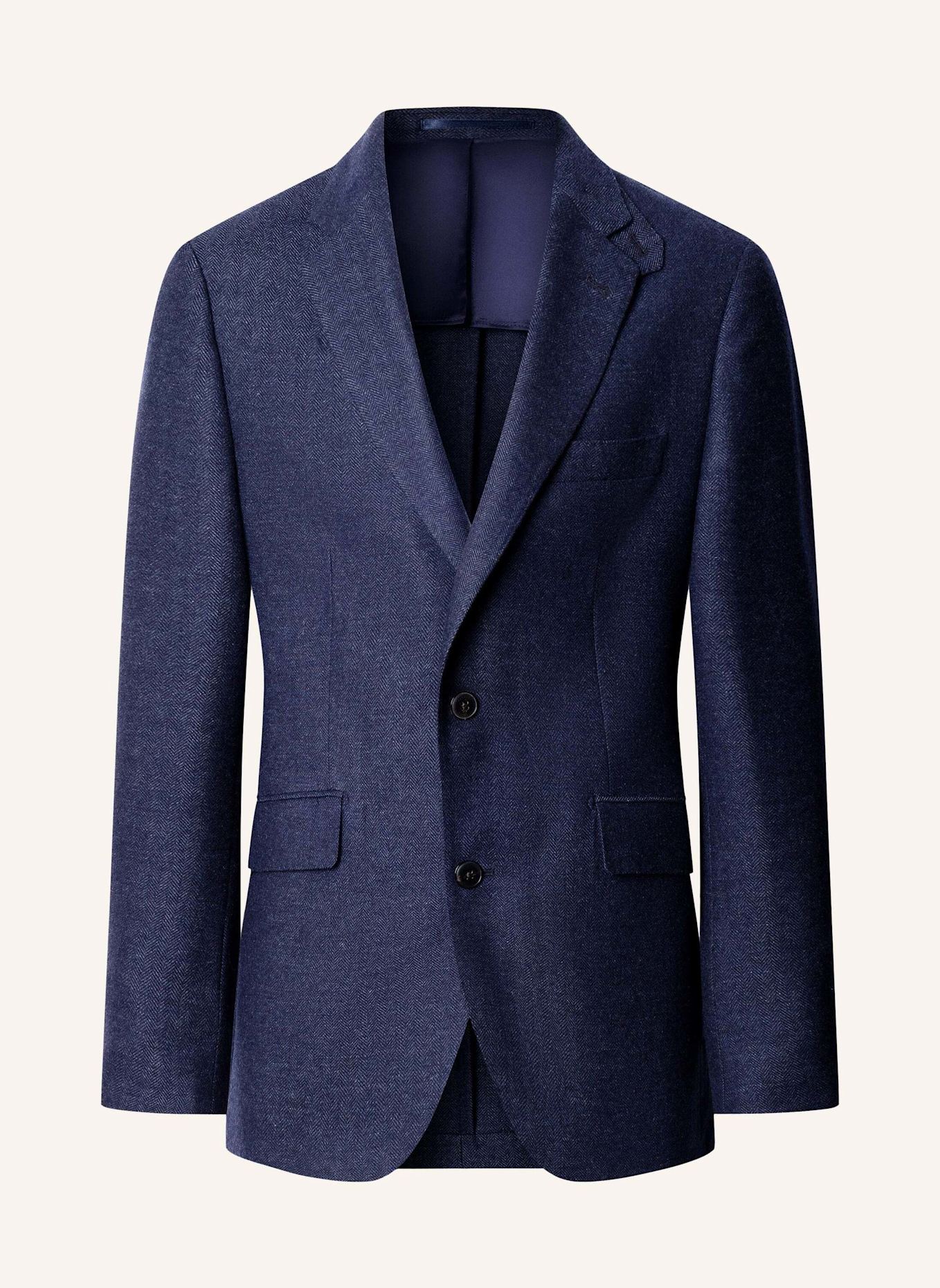 HACKETT LONDON Sakko WOOL HBONE JKT: BLAU