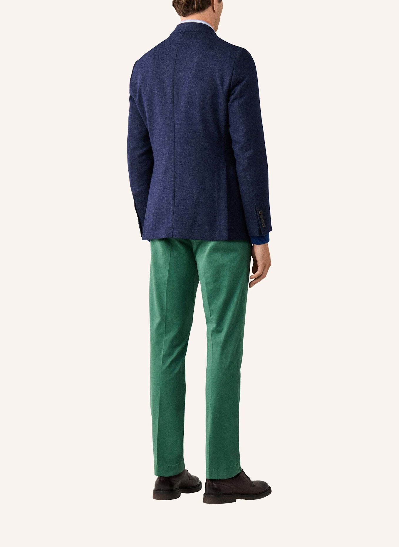 HACKETT LONDON Sakko WOOL HBONE JKT: BLAU