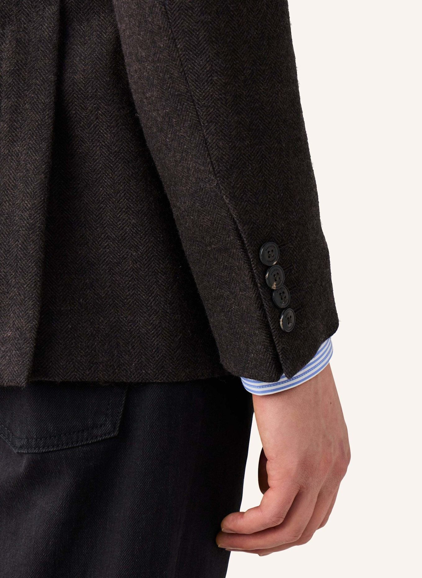 HACKETT LONDON Sakko WOOL HBONE JKT: BRAUN