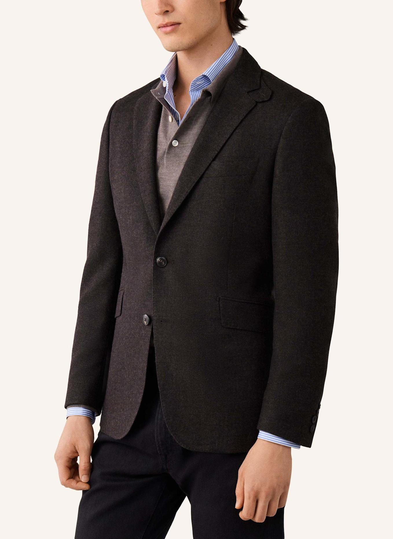HACKETT LONDON Sakko WOOL HBONE JKT: BRAUN