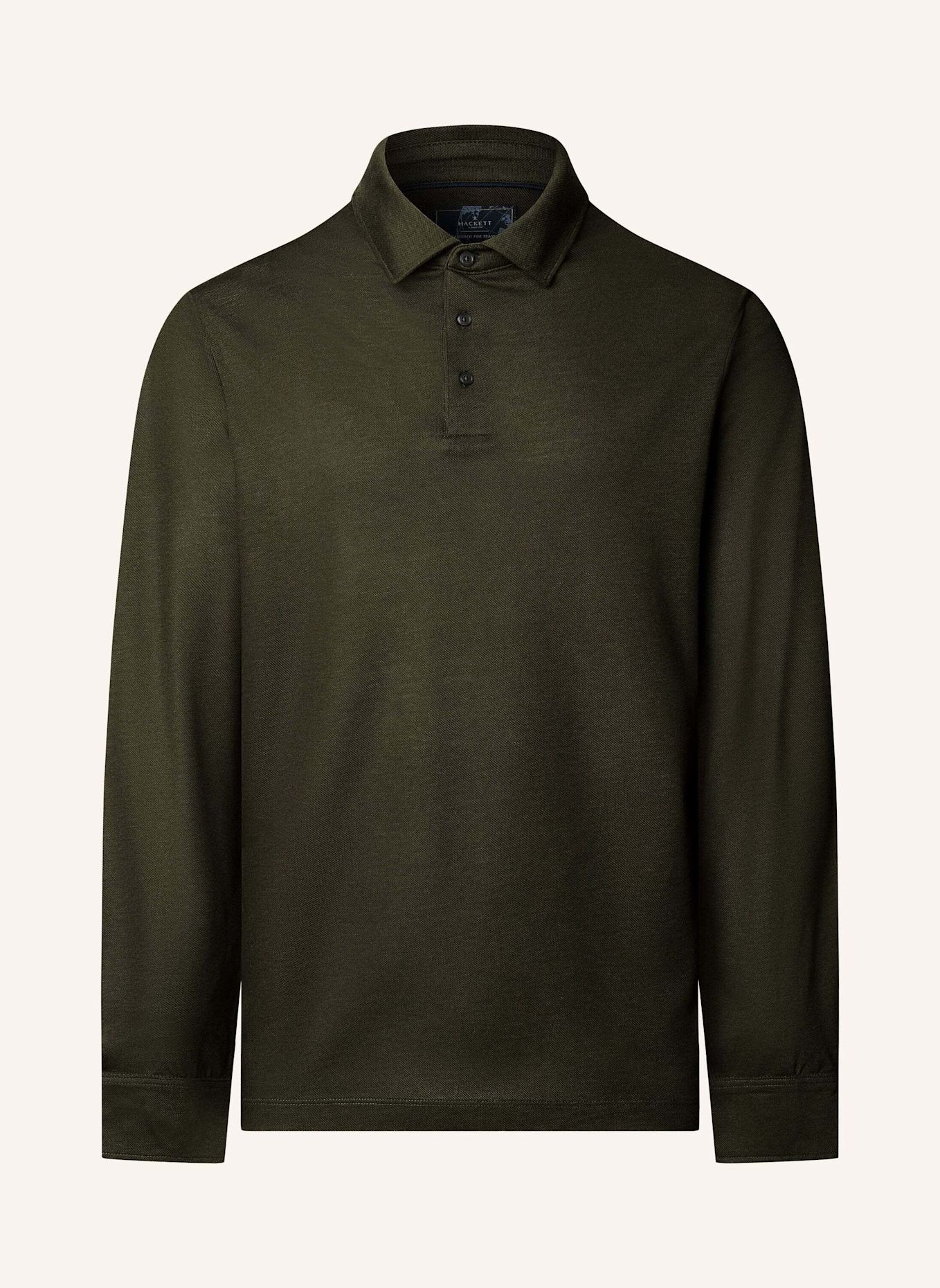 HACKETT LONDON Poloshirt TTVL PIQUE POLO LS: GRÜN