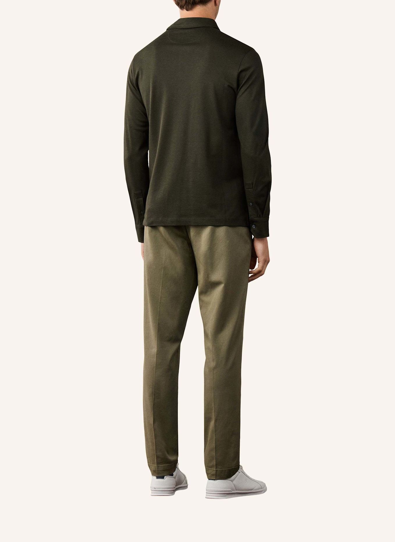 HACKETT LONDON Poloshirt TTVL PIQUE POLO LS: GRÜN