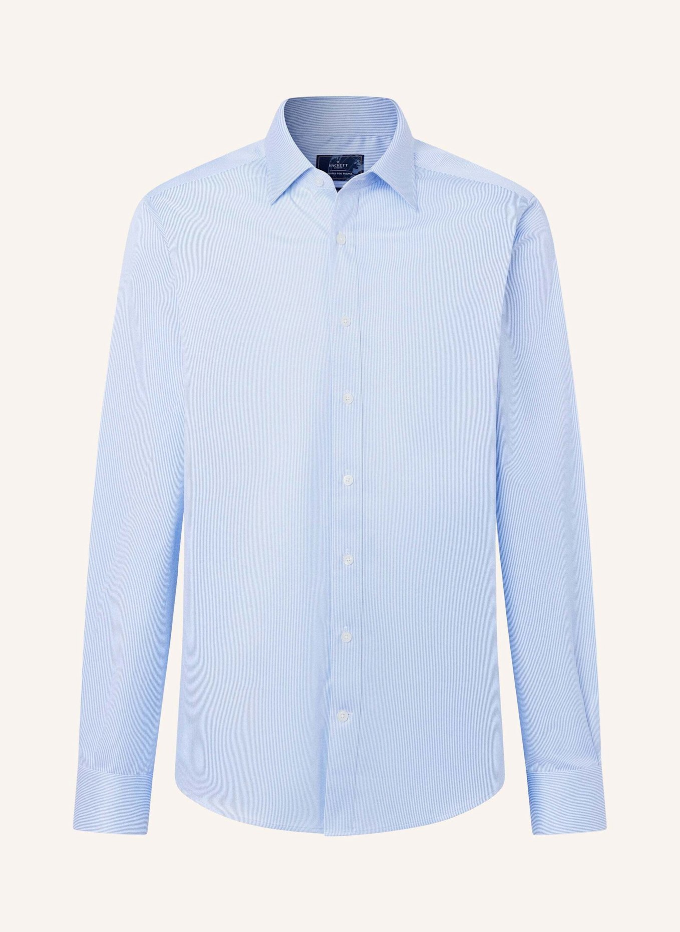 HACKETT LONDON Freizeithemd TTVL EASYCARE BENGAL: HELLBLAU