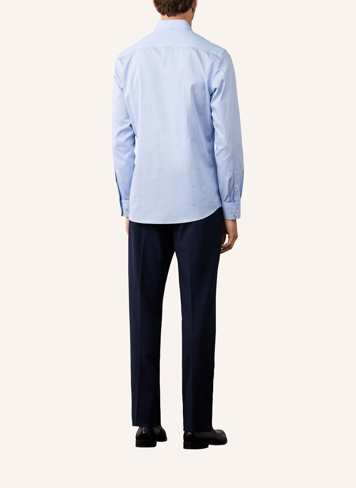 HACKETT LONDON Freizeithemd TTVL EASYCARE BENGAL: HELLBLAU