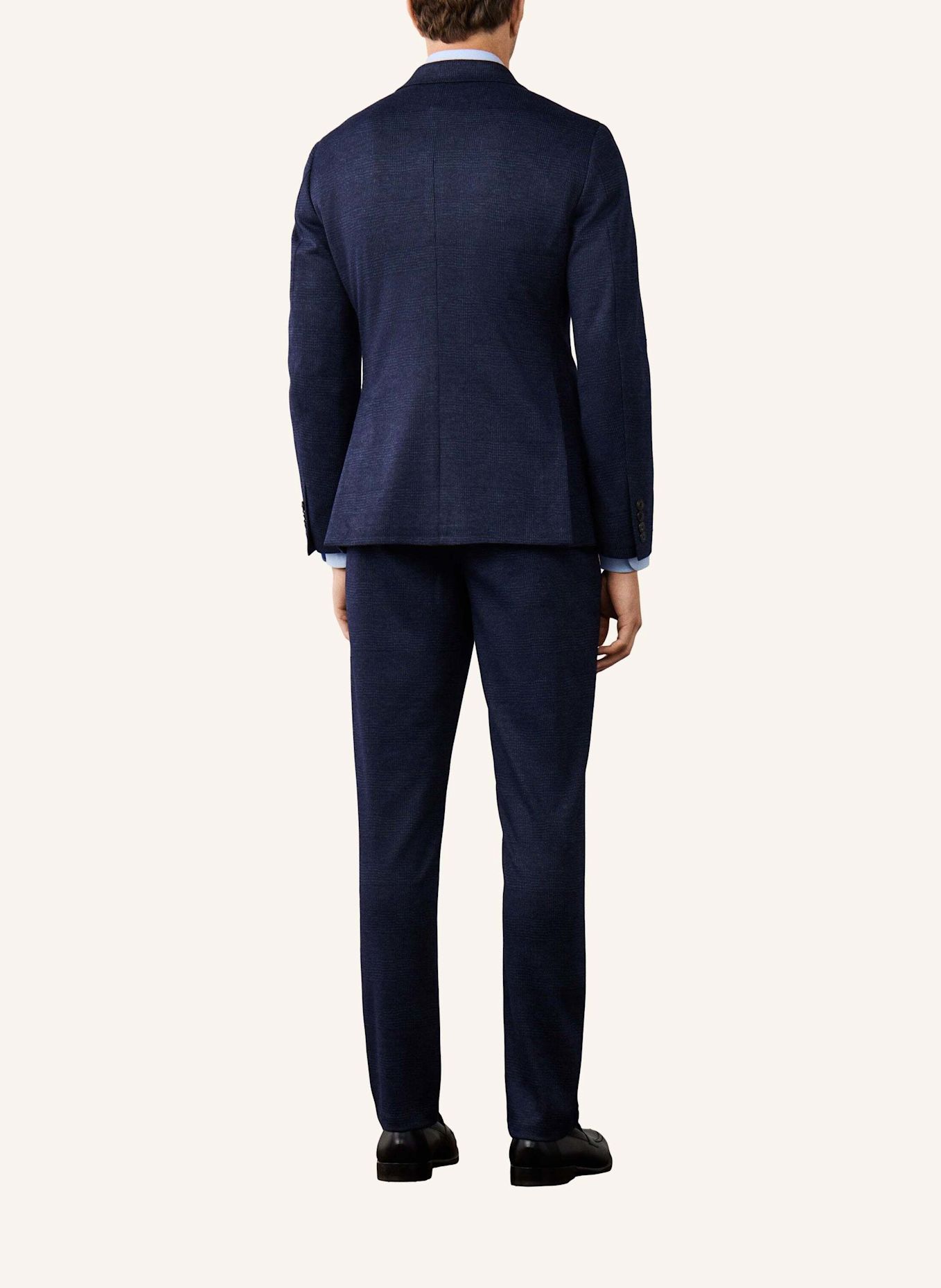 HACKETT LONDON Sakko TTVL GCHK KNIT CC: DUNKELBLAU