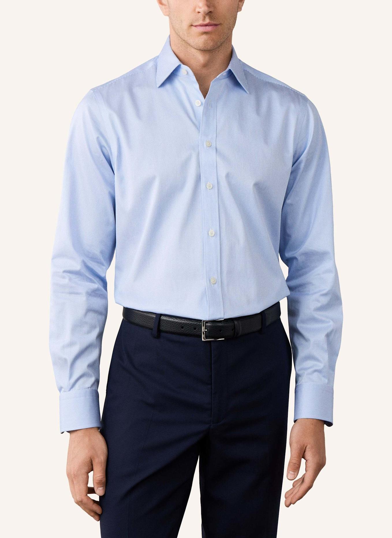HACKETT LONDON Freizeithemd TTVL EASYCARE BENGAL: HELLBLAU