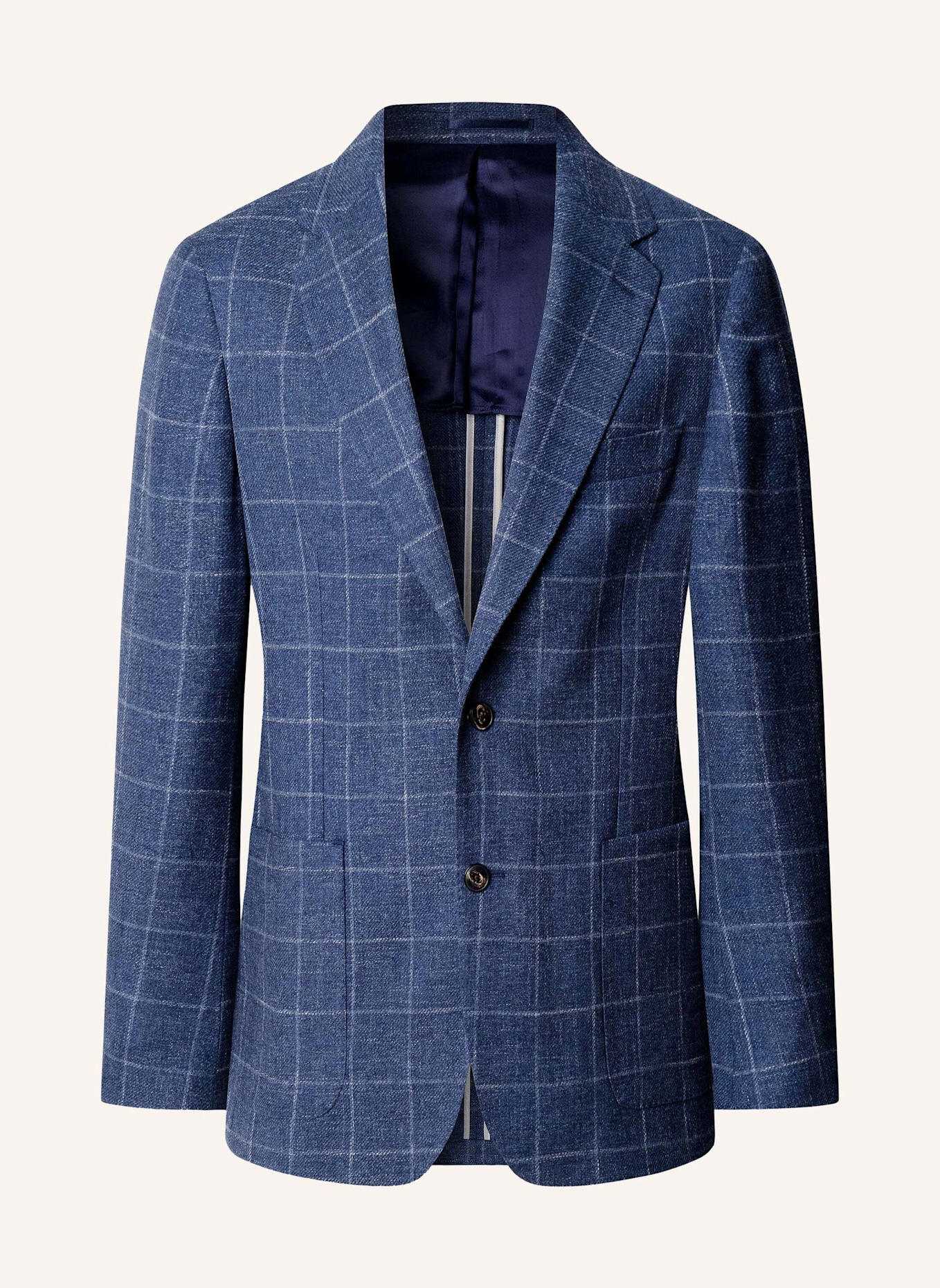 HACKETT LONDON Sakko COTT WOOL MEL WPANE: BLAU