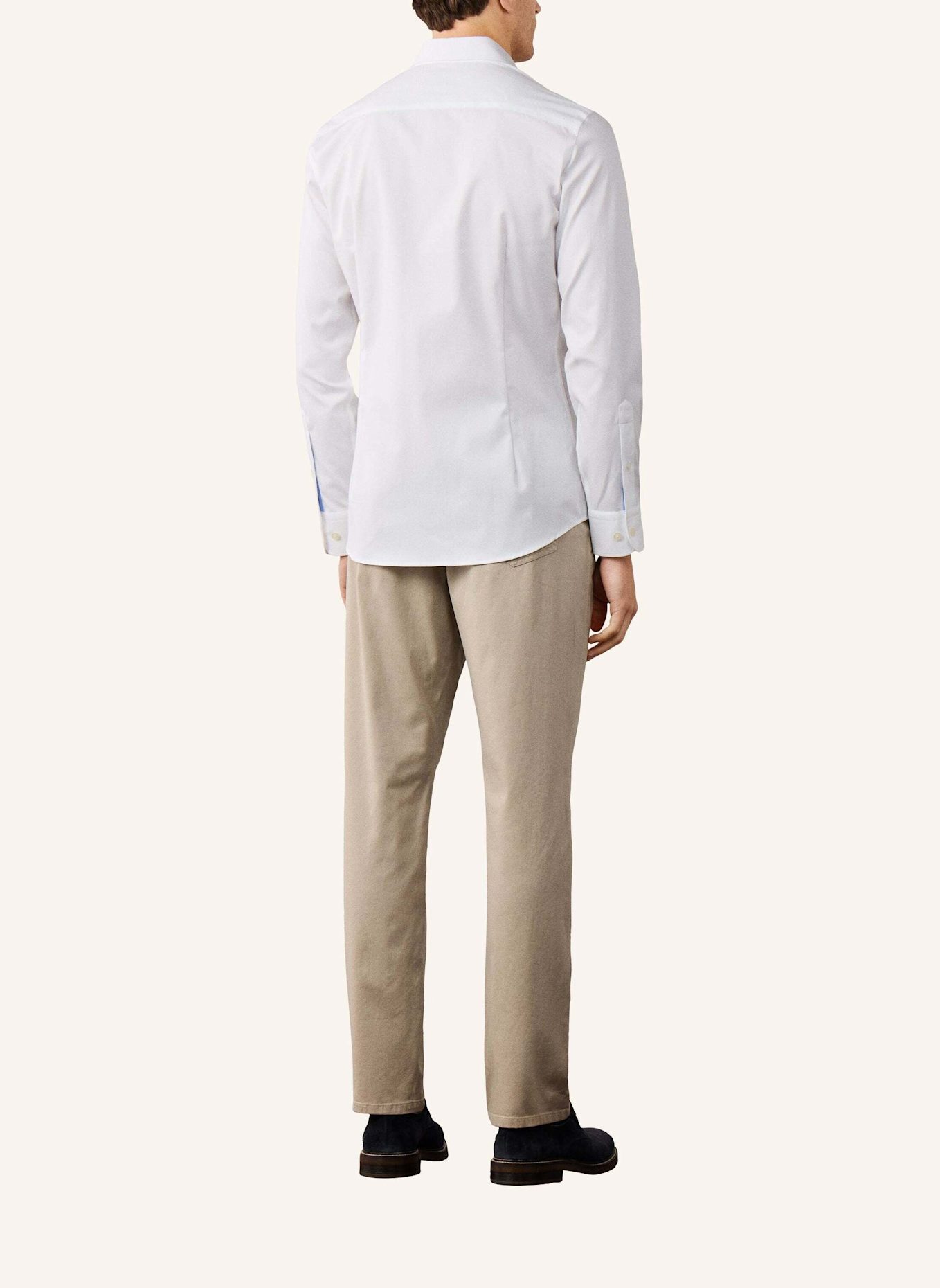 HACKETT LONDON Freizeithemd TTVL EASYCARE SOLID: WEISS
