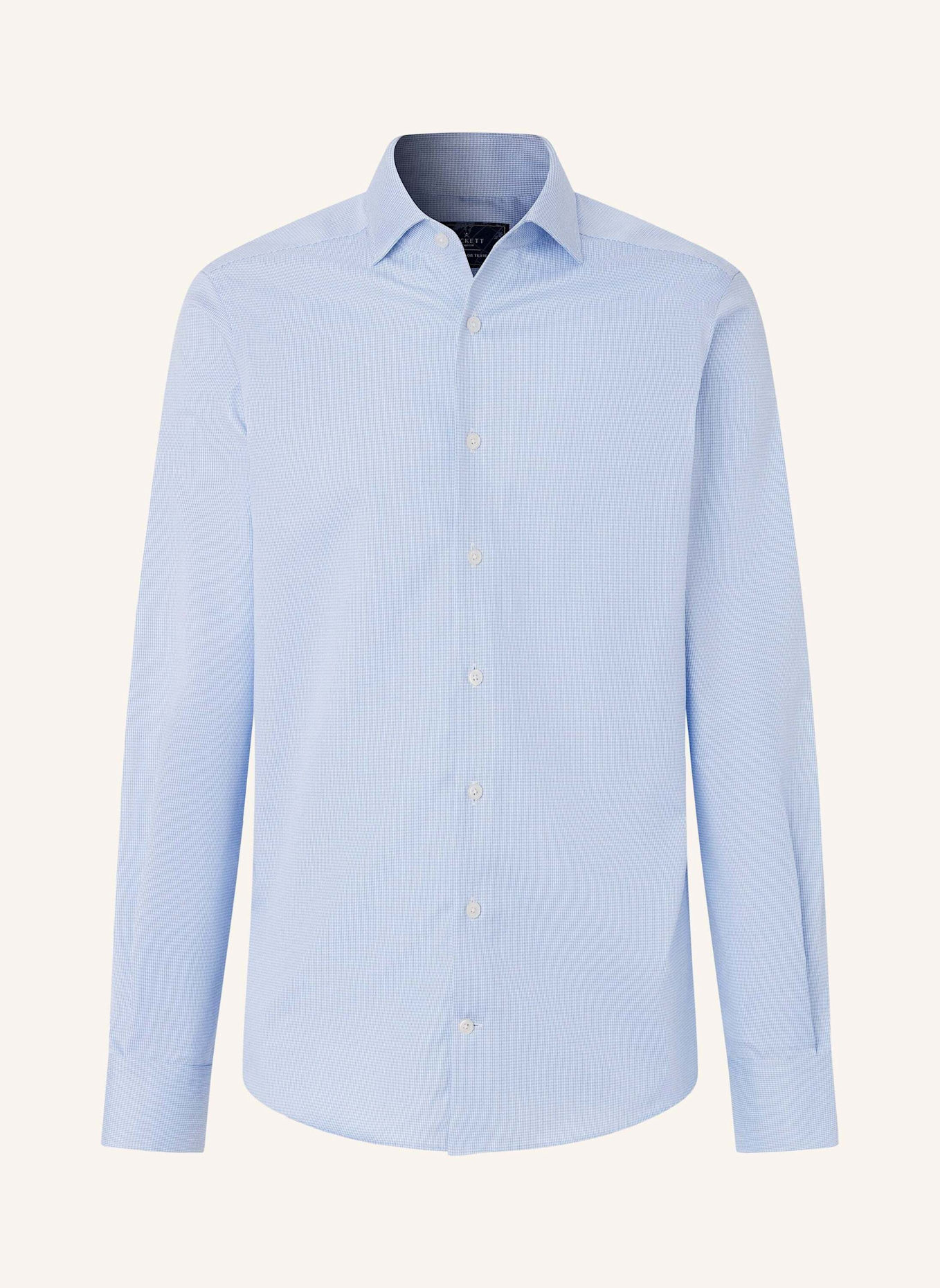 HACKETT LONDON Freizeithemd TTVL EASYCARE PTOOTH: HELLBLAU