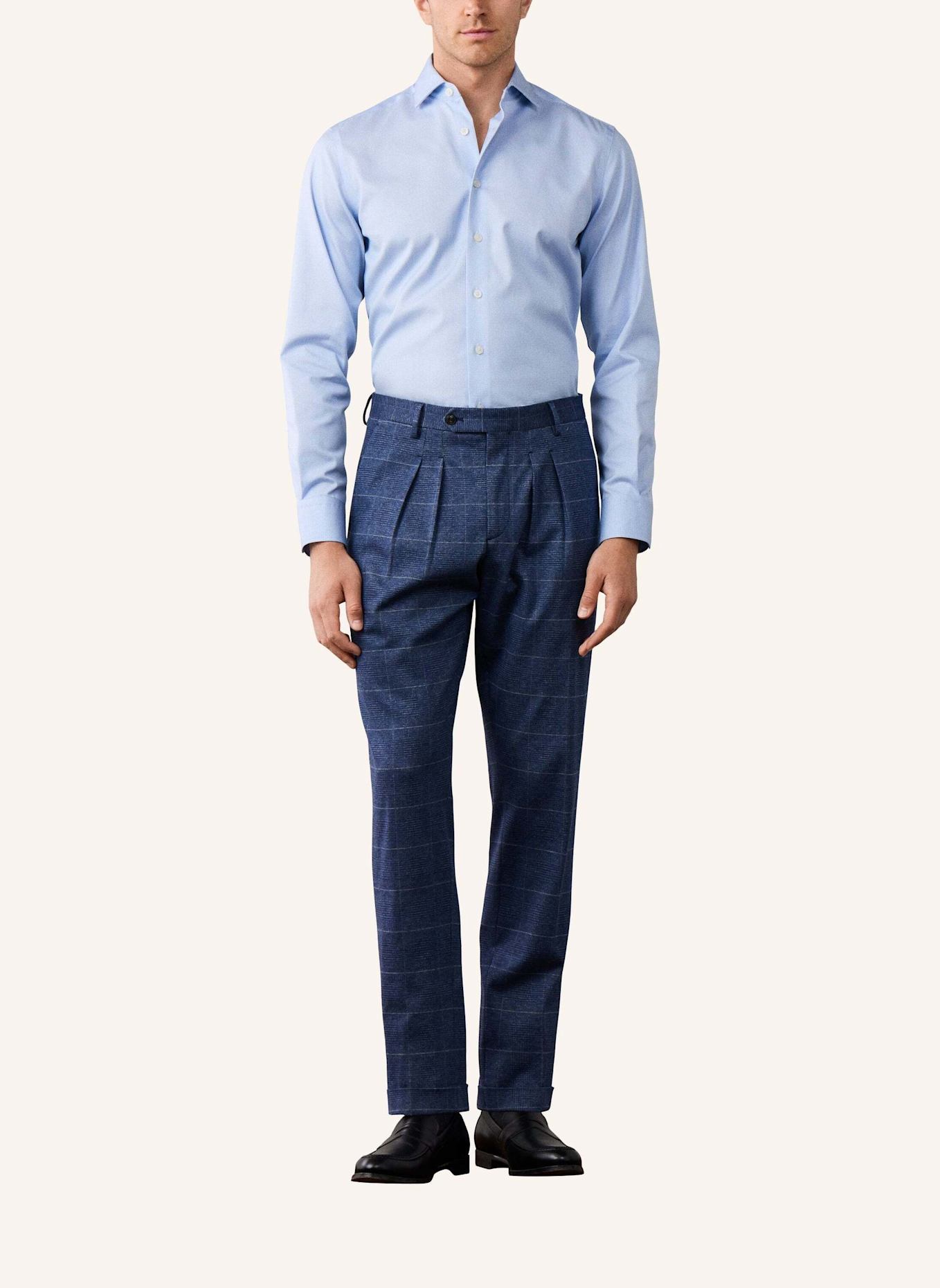 HACKETT LONDON Freizeithemd TTVL EASYCARE PTOOTH: HELLBLAU