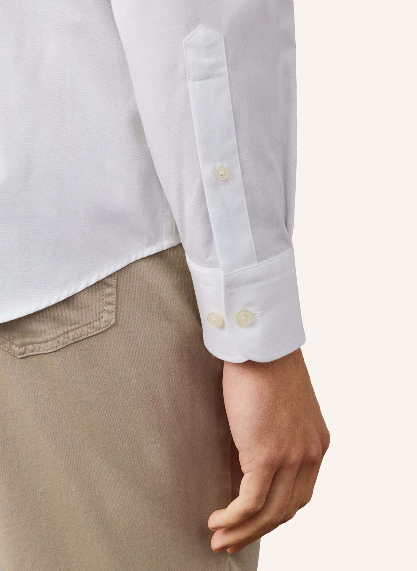 HACKETT LONDON Freizeithemd TTVL EASYCARE SOLID: WEISS