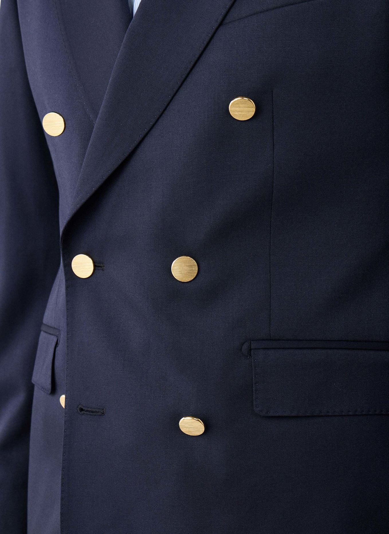 HACKETT LONDON Sakko NAVY GB BLAZER DB: DUNKELBLAU