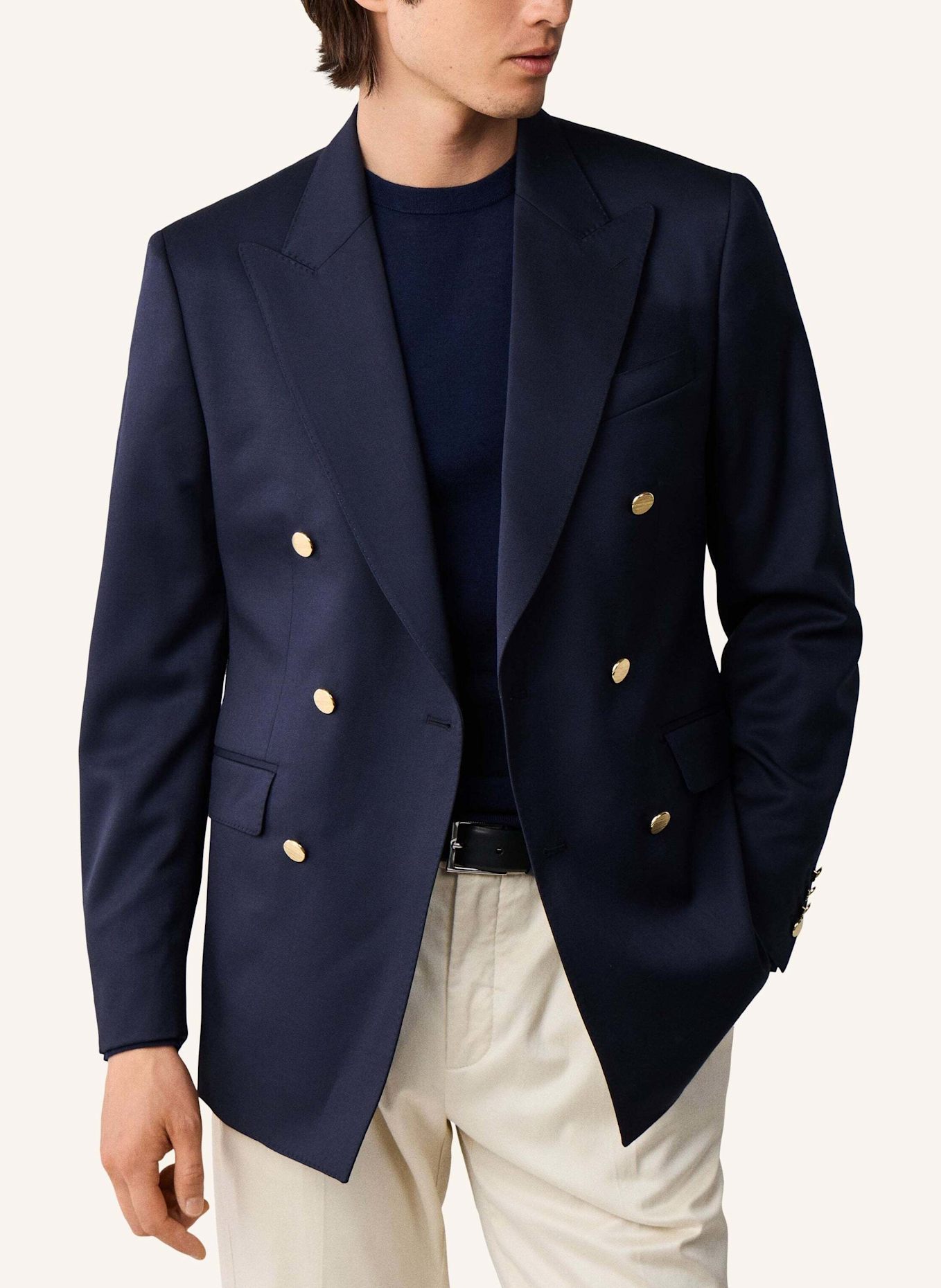 HACKETT LONDON Sakko NAVY GB BLAZER DB: DUNKELBLAU