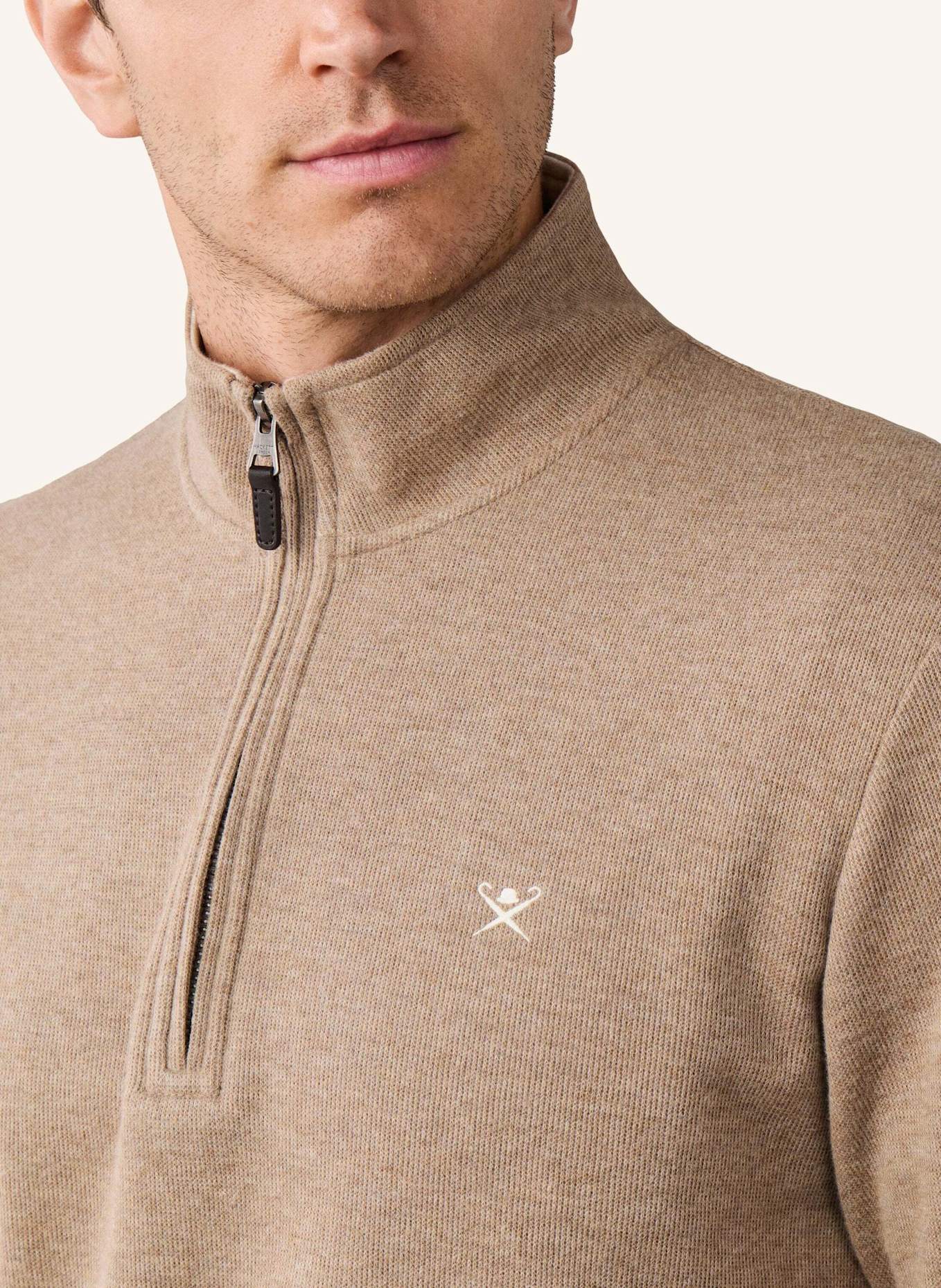 HACKETT LONDON Sweatshirt TTVL HZ SWEAT: BEIGE