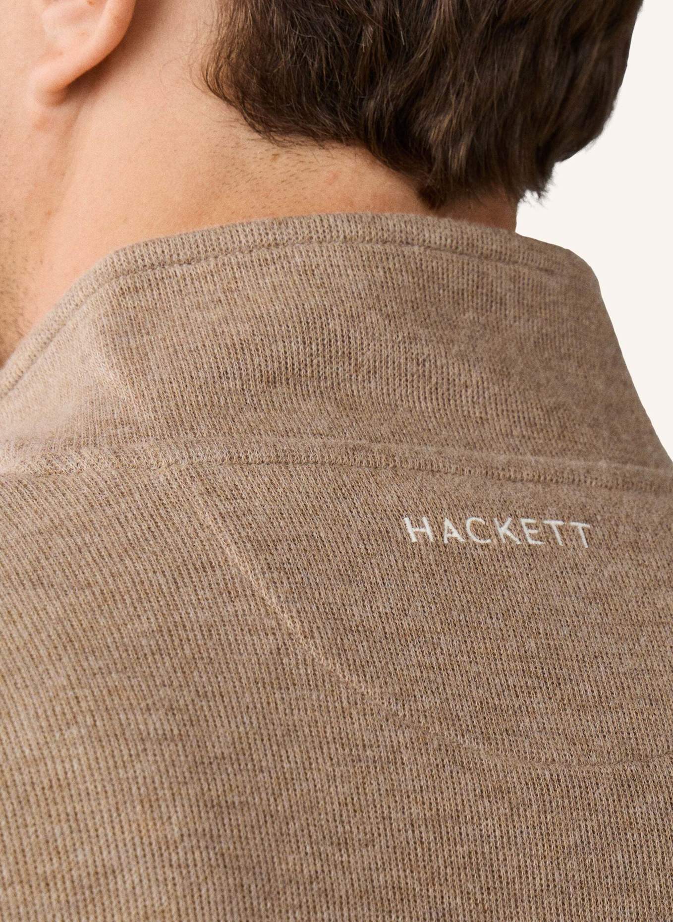 HACKETT LONDON Sweatshirt TTVL HZ SWEAT: BEIGE