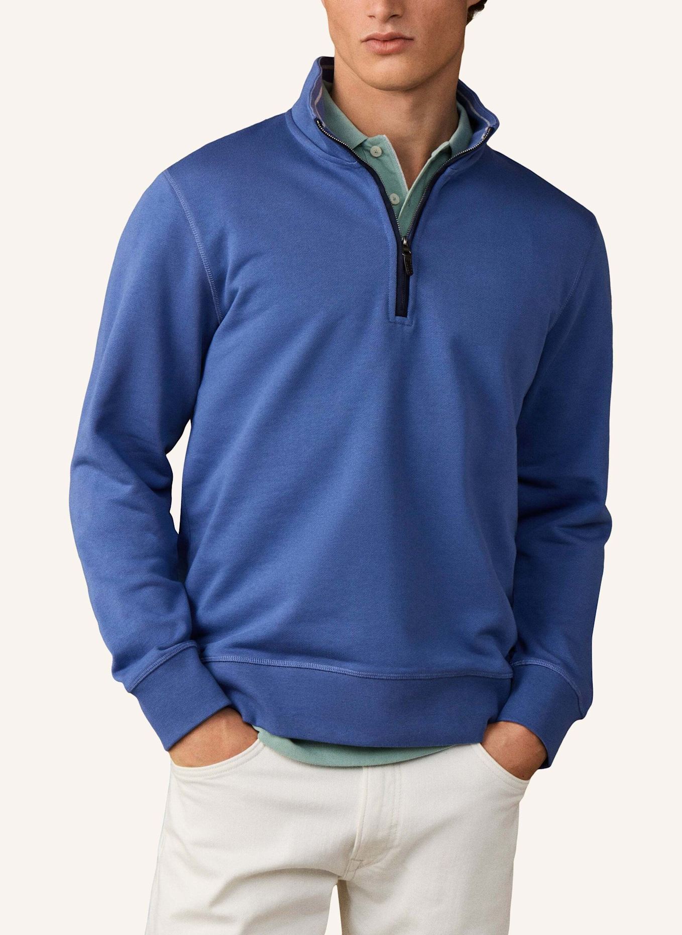 HACKETT LONDON Sweatshirt HERITAGE H HZ: BLAU