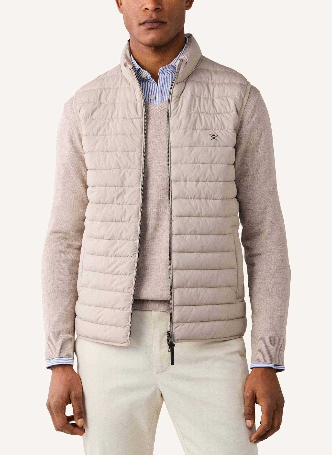 HACKETT LONDON Gilet ULTRA LW GILET: BEIGE