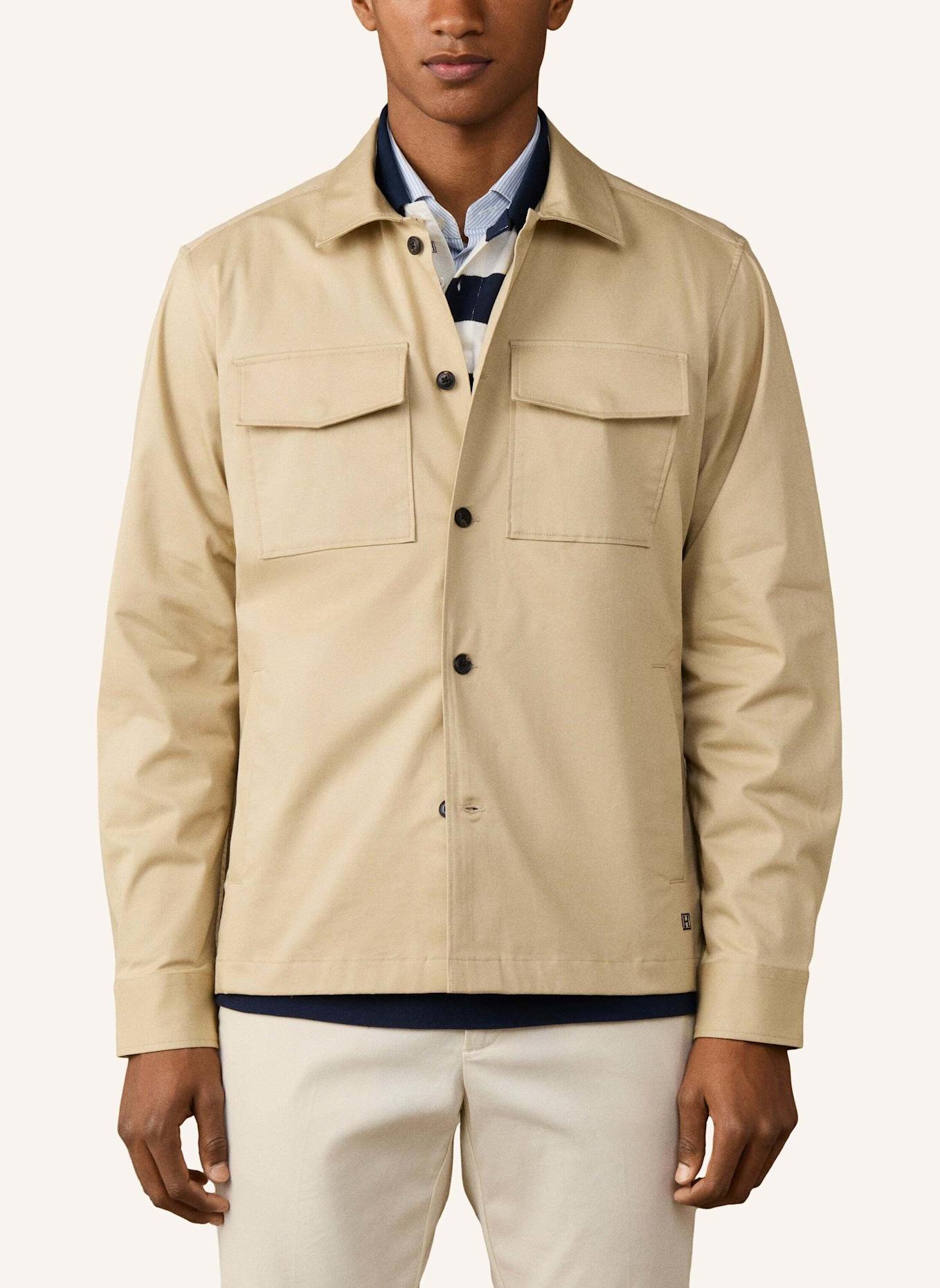 HACKETT LONDON Overjacket HERITAGE OVERSHIRT: BEIGE