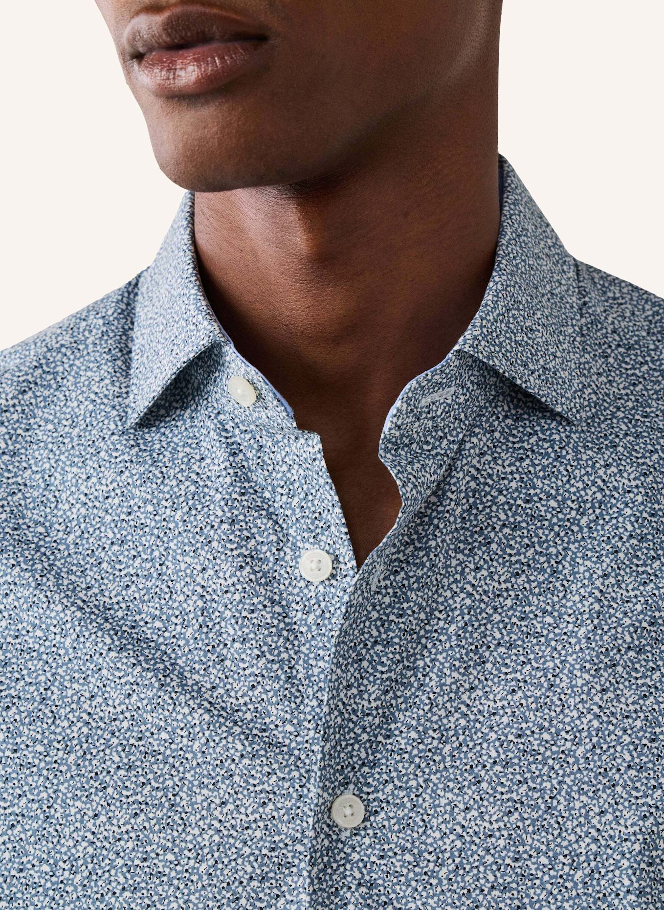 HACKETT LONDON Freizeithemd FLORAL DITSY PRINT: BLAU