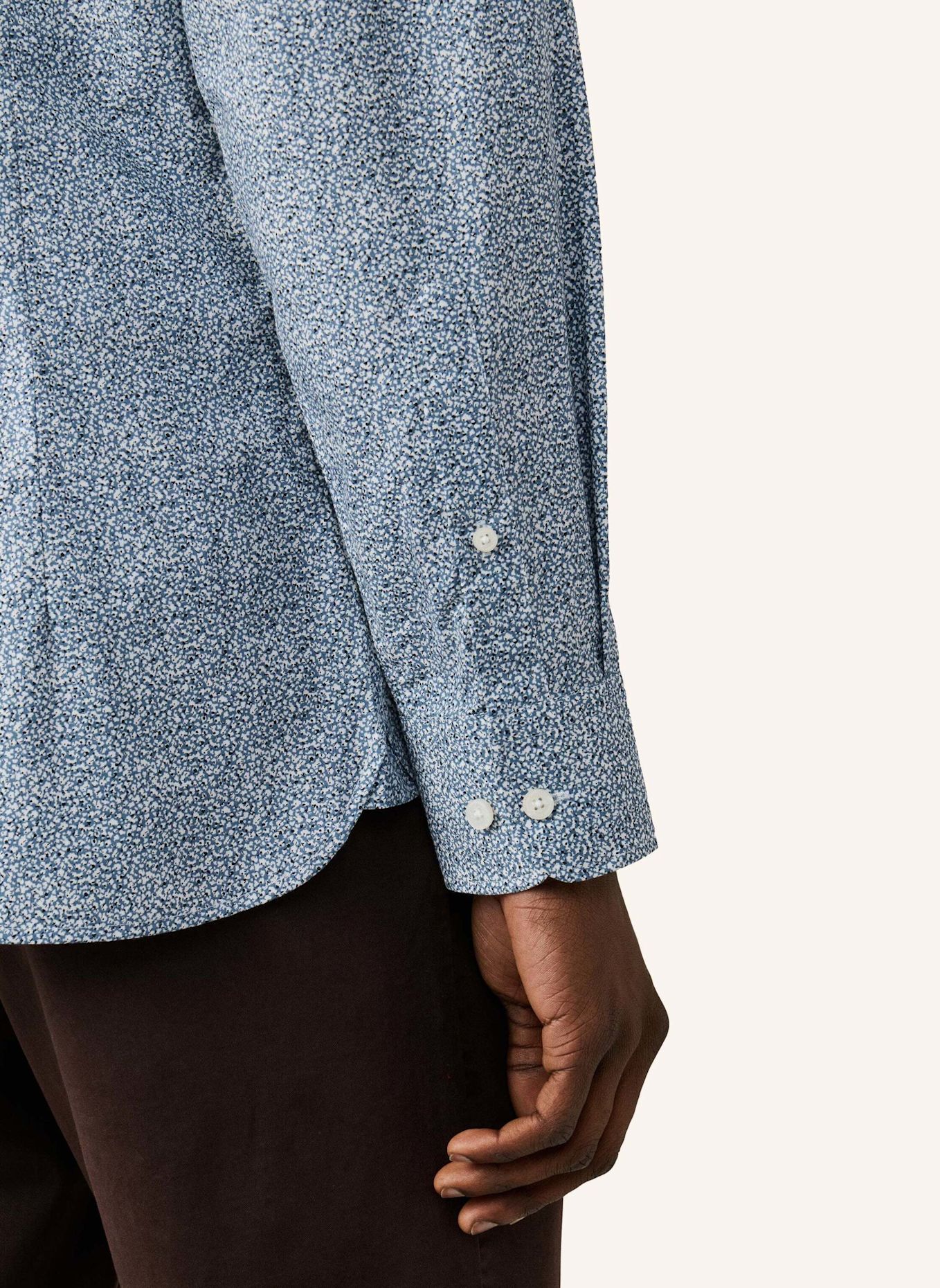 HACKETT LONDON Freizeithemd FLORAL DITSY PRINT: BLAU
